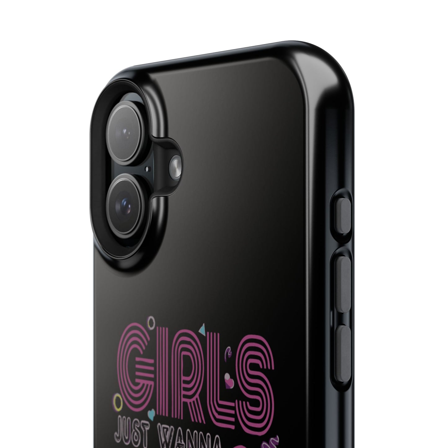 Fun Vibe Phone Case - Girls Just Wanna Have Fun Cell Case, Impact-Resistant Cover, Gift for Teens, Birthday Party Accessory, Trendy Tech