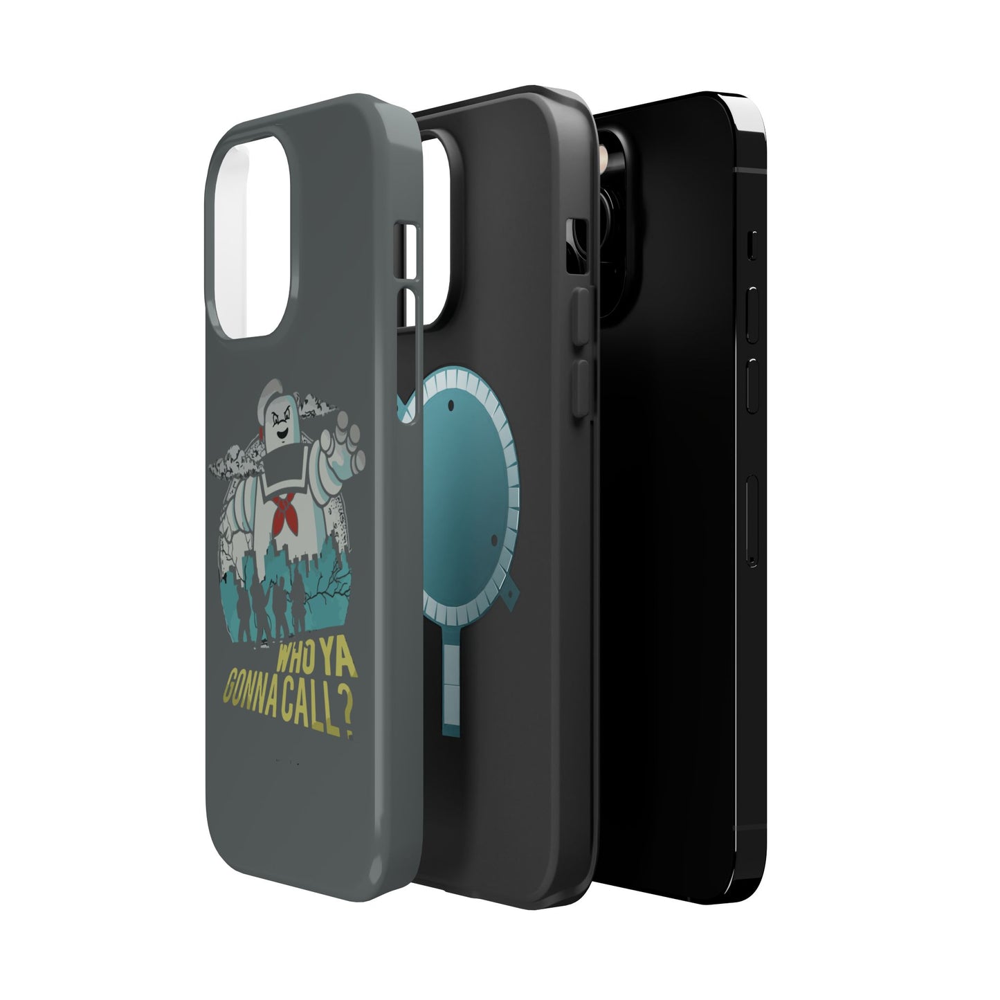 Ghostbuster-Inspired Tough Phone Case - Who Ya Gonna Call? - Perfect for Fans, Gift for Halloween, Geeky Accessories, Durable Protection
