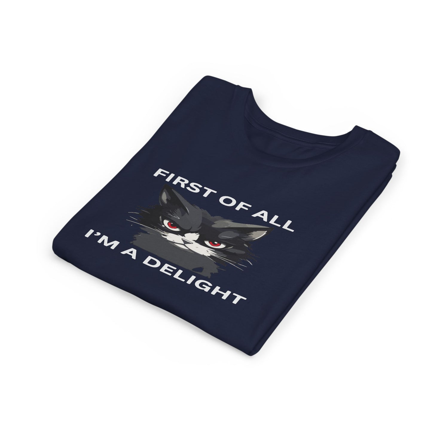Youth Cat Humor Tee - Perfect for Cat Lovers, Birthday Gifts for Kids, Everyday Wear, Funny Quotes Shirt, Gift for Pet Lovers