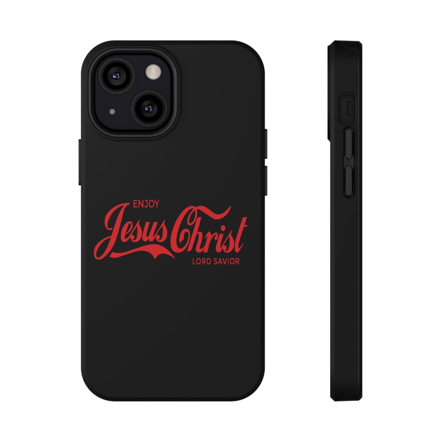 Impact-Resistant Phone Case: Enjoy Jesus Christ Lord Savior, Christian Gift, Durable Protection, Faith-Based Accessory, Holiday Gift