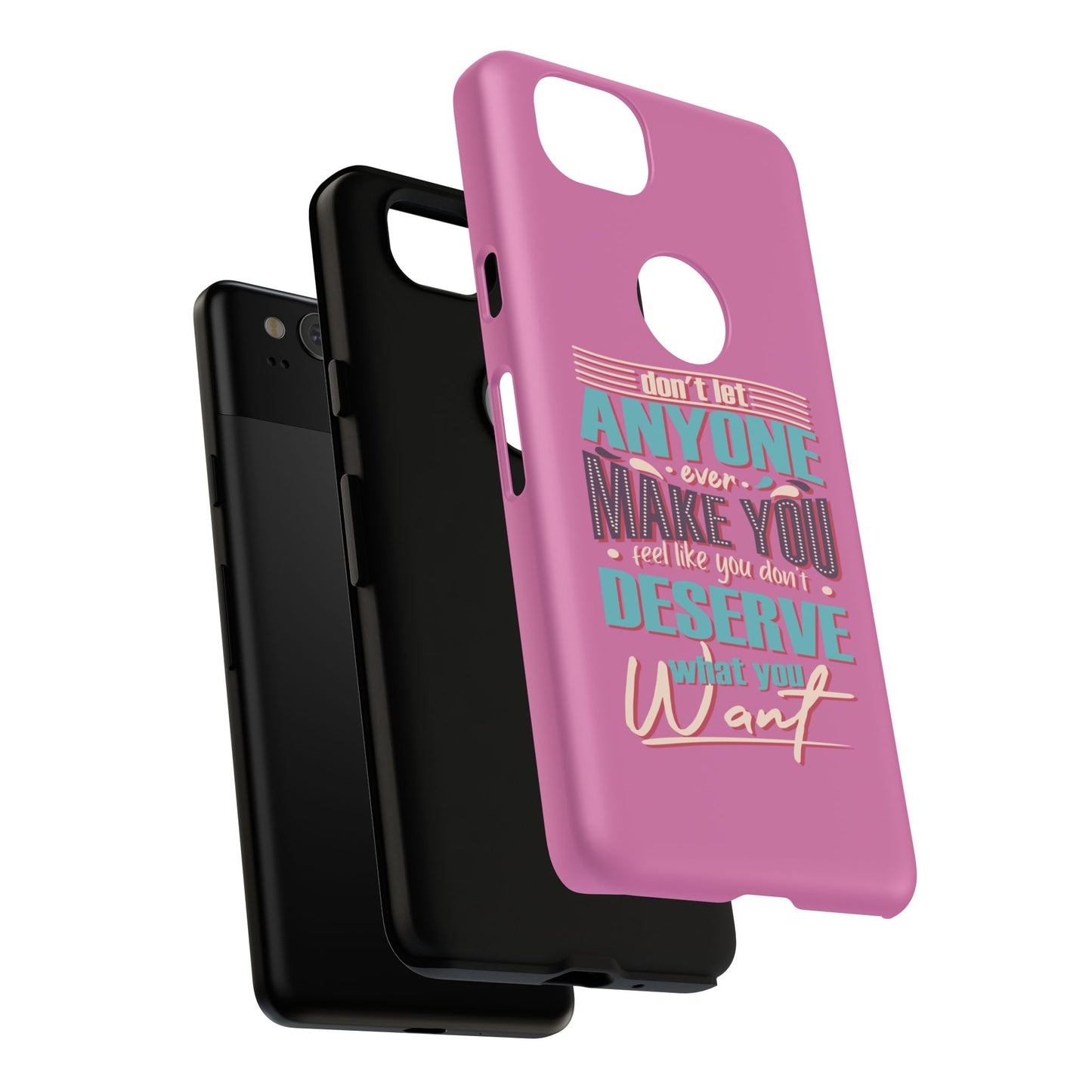 Inspirational Phone Case, Motivational Phone Cover, Tough Cases for Her, Gift for Friends, Self-Love Quote Case