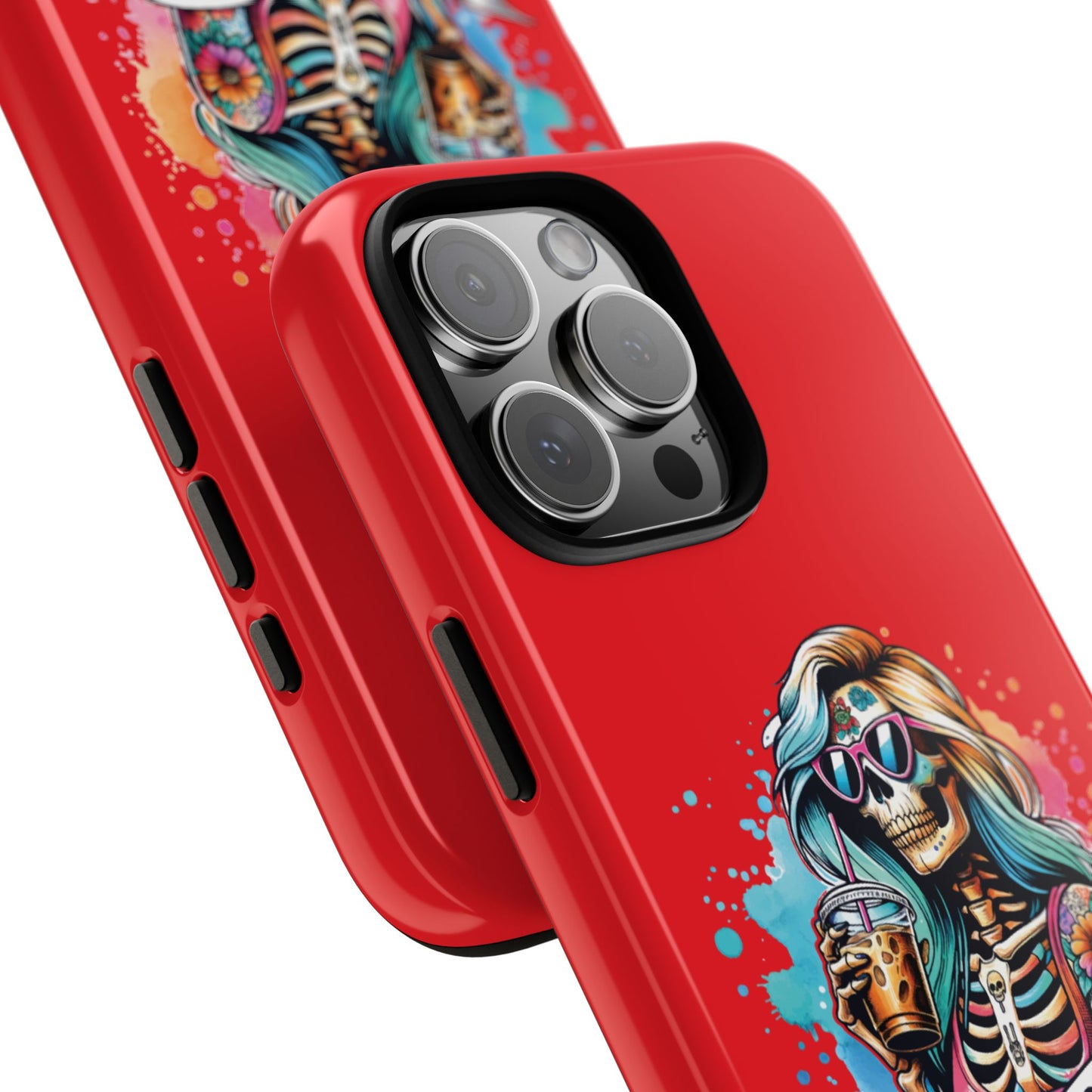 Cool Moms Club Phone Case - Tough Cases, Funky Phone Cover, Gift for Moms, Skeleton Design, Trendy Tech Accessories