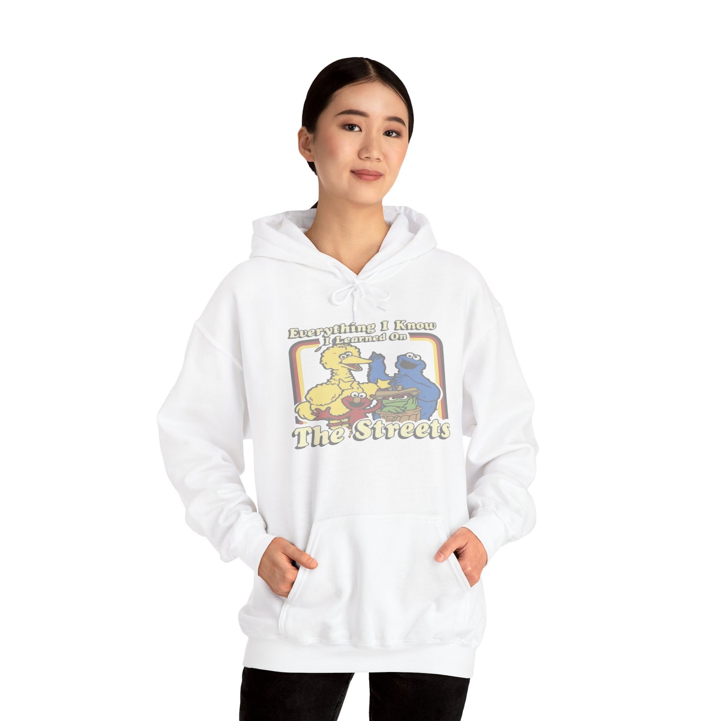 Vintage Street Art Hoodie - Cozy Unisex Sweatshirt for Creative Souls, Outdoor Relaxation, Casual Hangouts