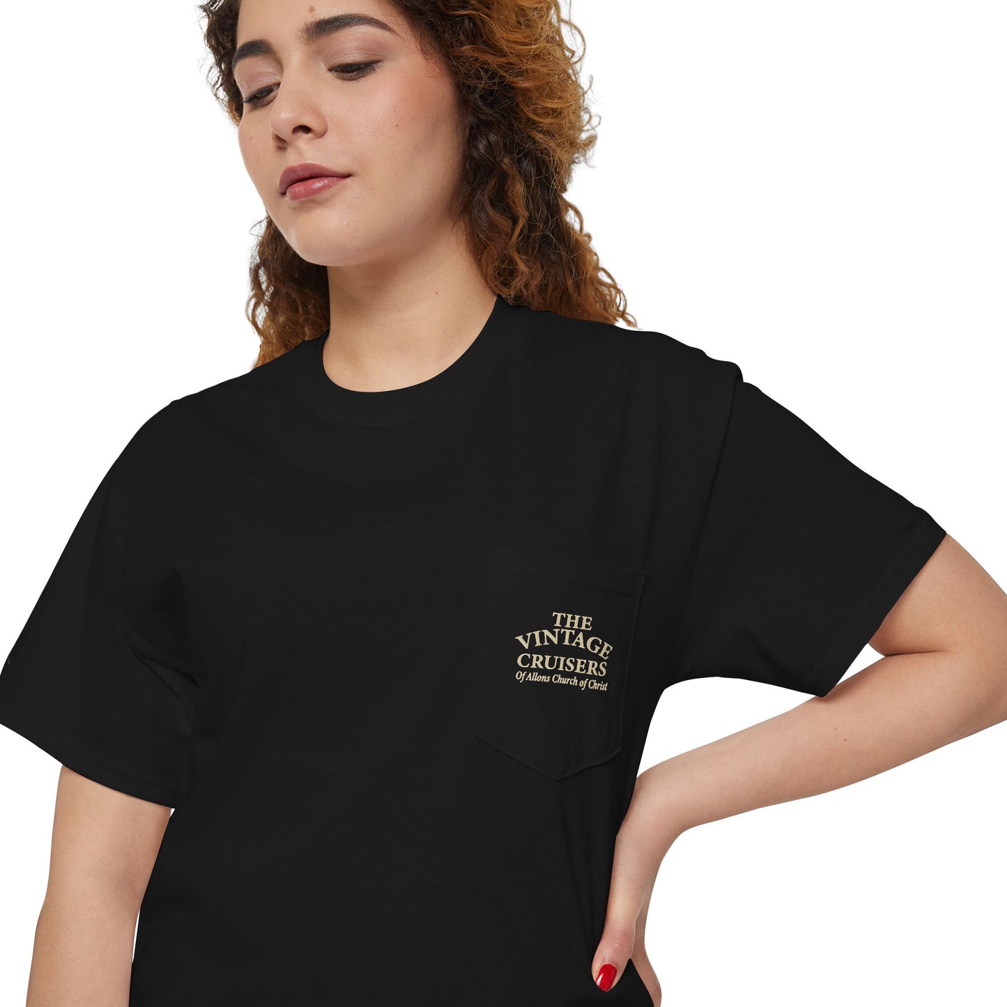 Retro Pocket Tee Allons Church of Christ Cruise 2025 Unisex T-Shirt