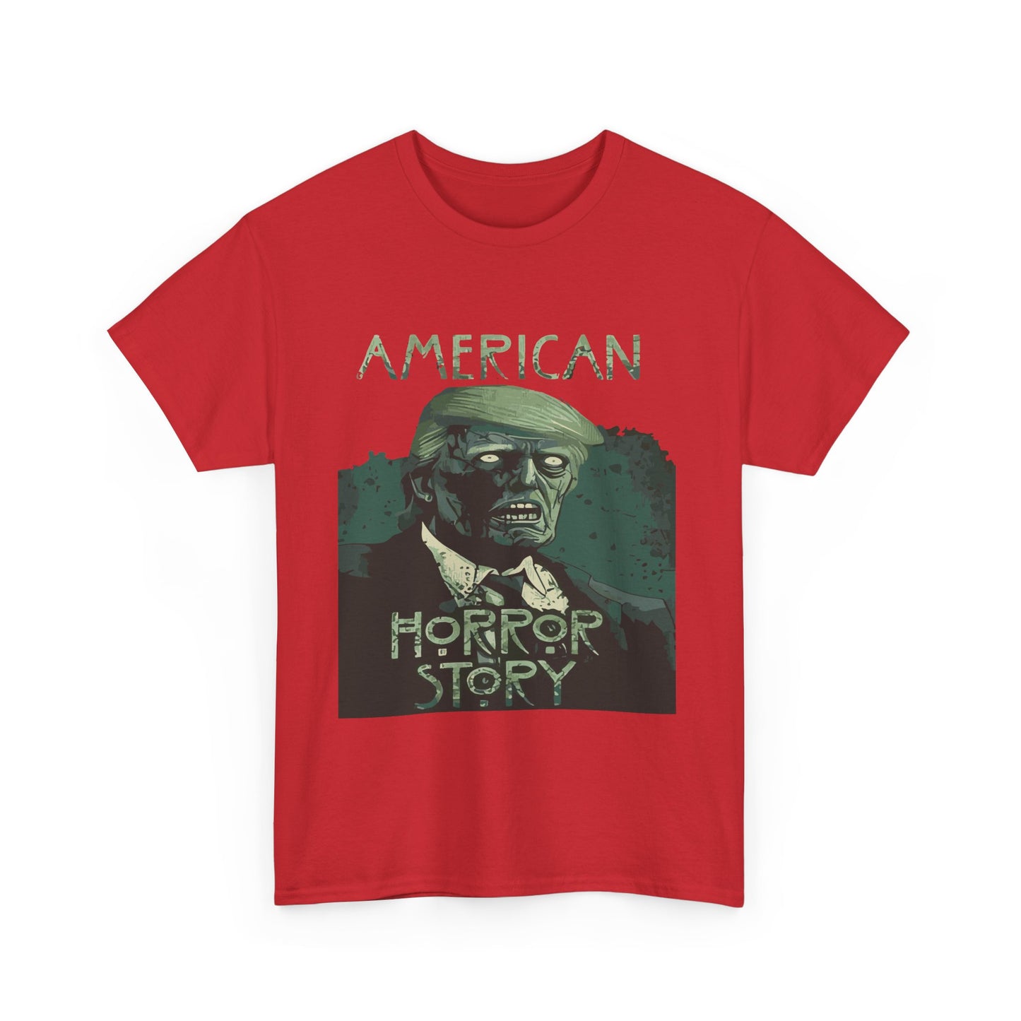 American Horror Story Unisex Heavy Cotton Tee, Horror Fan Gift, Graphic Tee, Halloween Costume, TV Show Merch