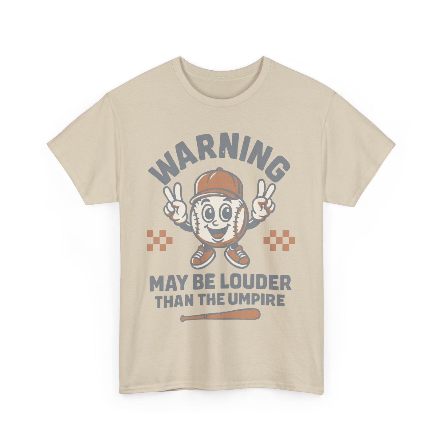 Warning T-Shirt, Fun Umpire Tee, Unique Sports Gift, Casual Wear, Perfect for Baseball Fans