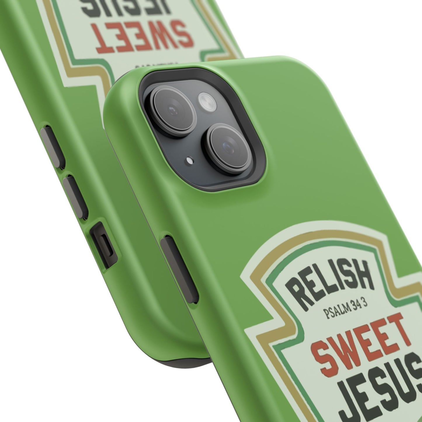 Relish Sweet Jesus Phone Case, Christian Gift, Impact-Resistant Case, Religious Phone Accessory, Faith-Based Present, Celebration Case