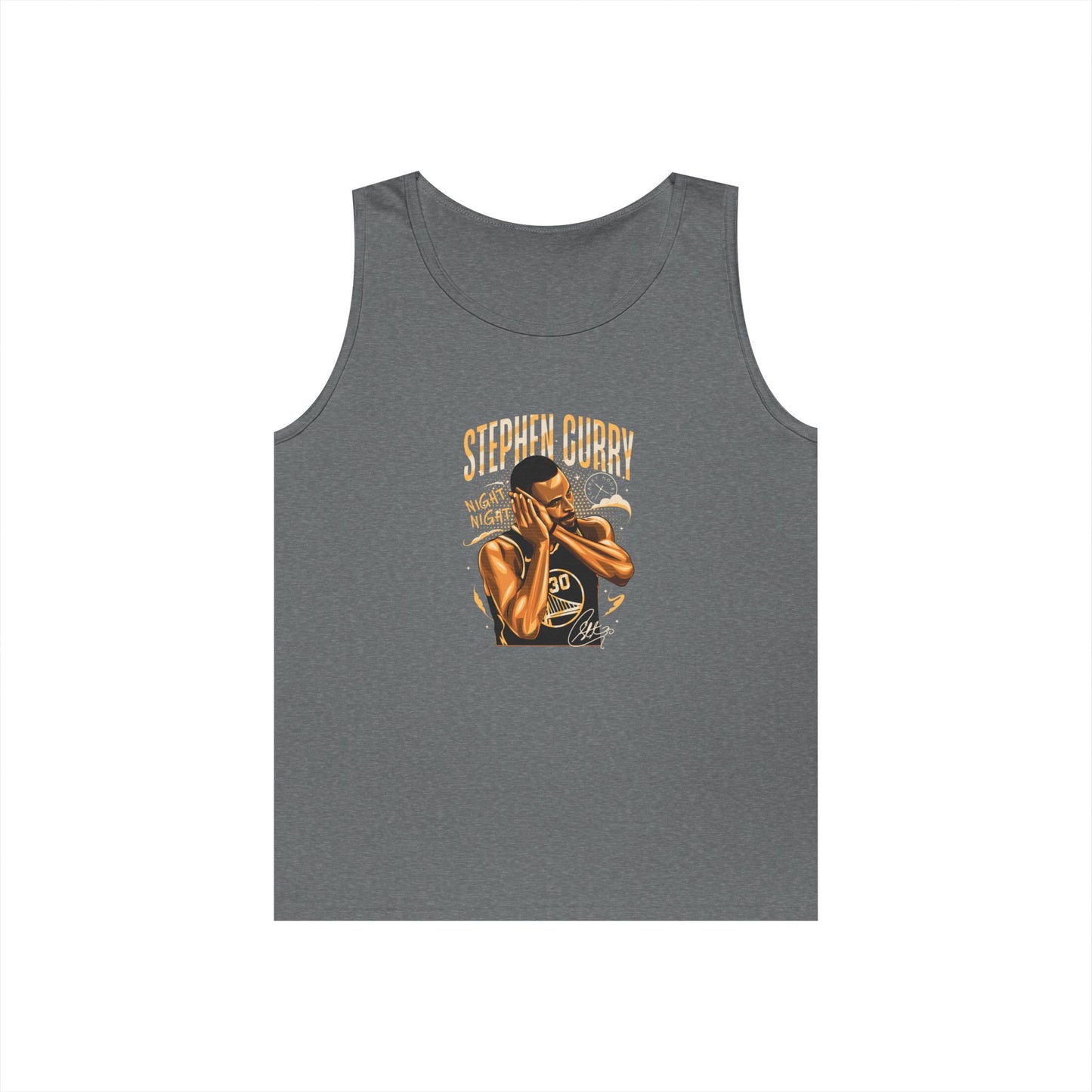 Unisex Heavy Cotton Tank Top - Stephen Curry Fan Apparel, Perfect for Sports Events, Summer Wear, Comfortable Activewear