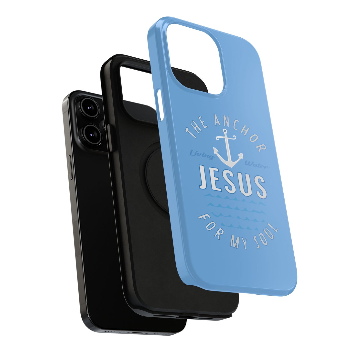 Jesus Anchor Phone Case, Christian Tech Accessories, Inspirational Gifts, Unique Phone Covers, Faith-Based Decor