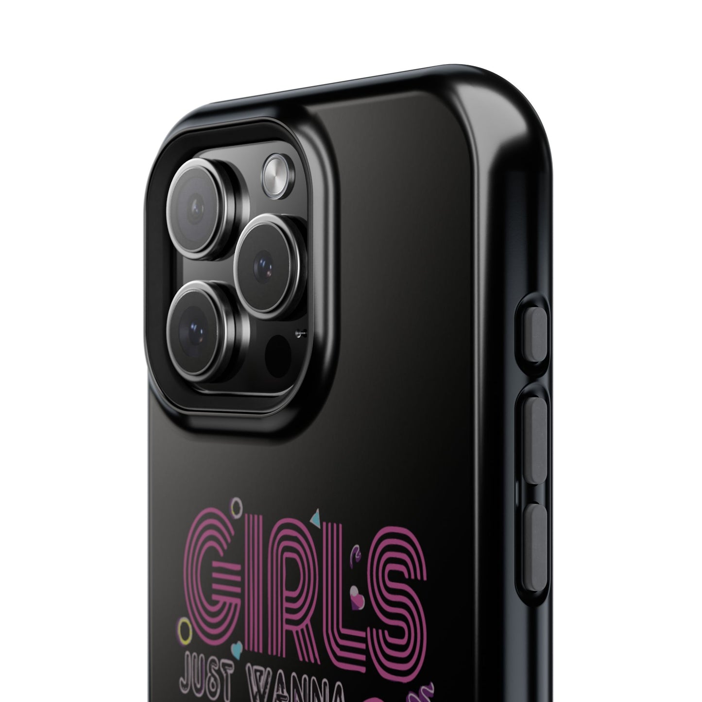 Fun Vibe Phone Case - Girls Just Wanna Have Fun Cell Case, Impact-Resistant Cover, Gift for Teens, Birthday Party Accessory, Trendy Tech