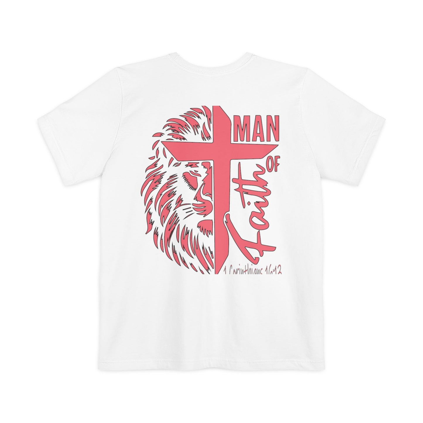 Faith-Inspired Unisex Pocket T-shirt - Perfect for Christian Men, Everyday Wear, Gifts for Dad, and Faith Celebrations