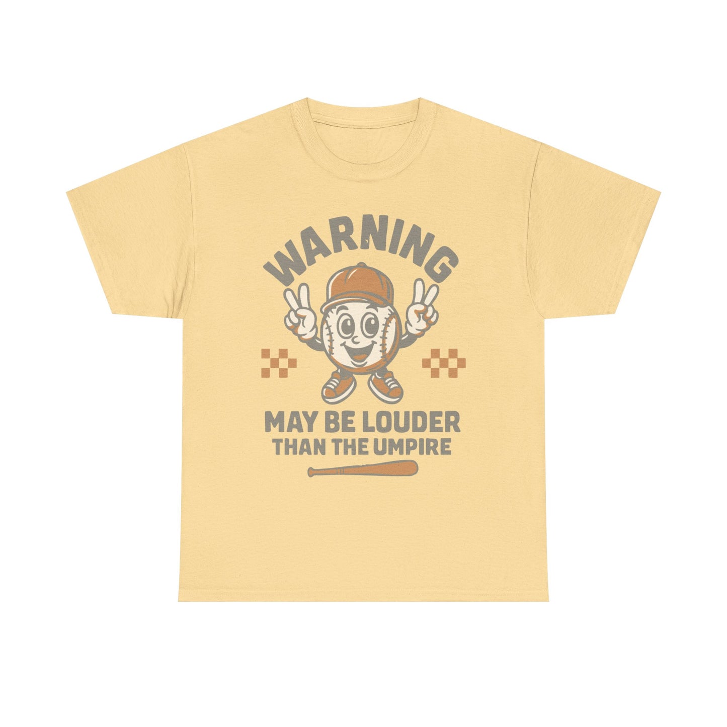 Warning T-Shirt, Fun Umpire Tee, Unique Sports Gift, Casual Wear, Perfect for Baseball Fans