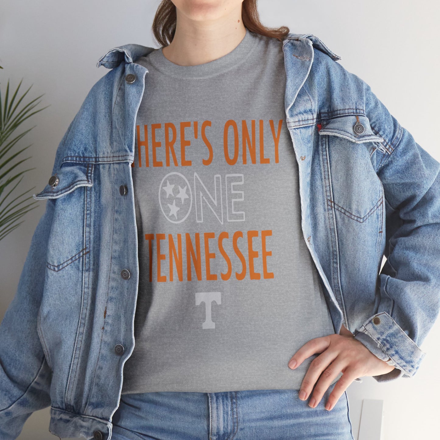Tennessee Pride Tee, Unisex Heavy Cotton Tee, Tennessee Fans Gift, College Sports Apparel, Casual Everyday Wear, State Pride Shirt