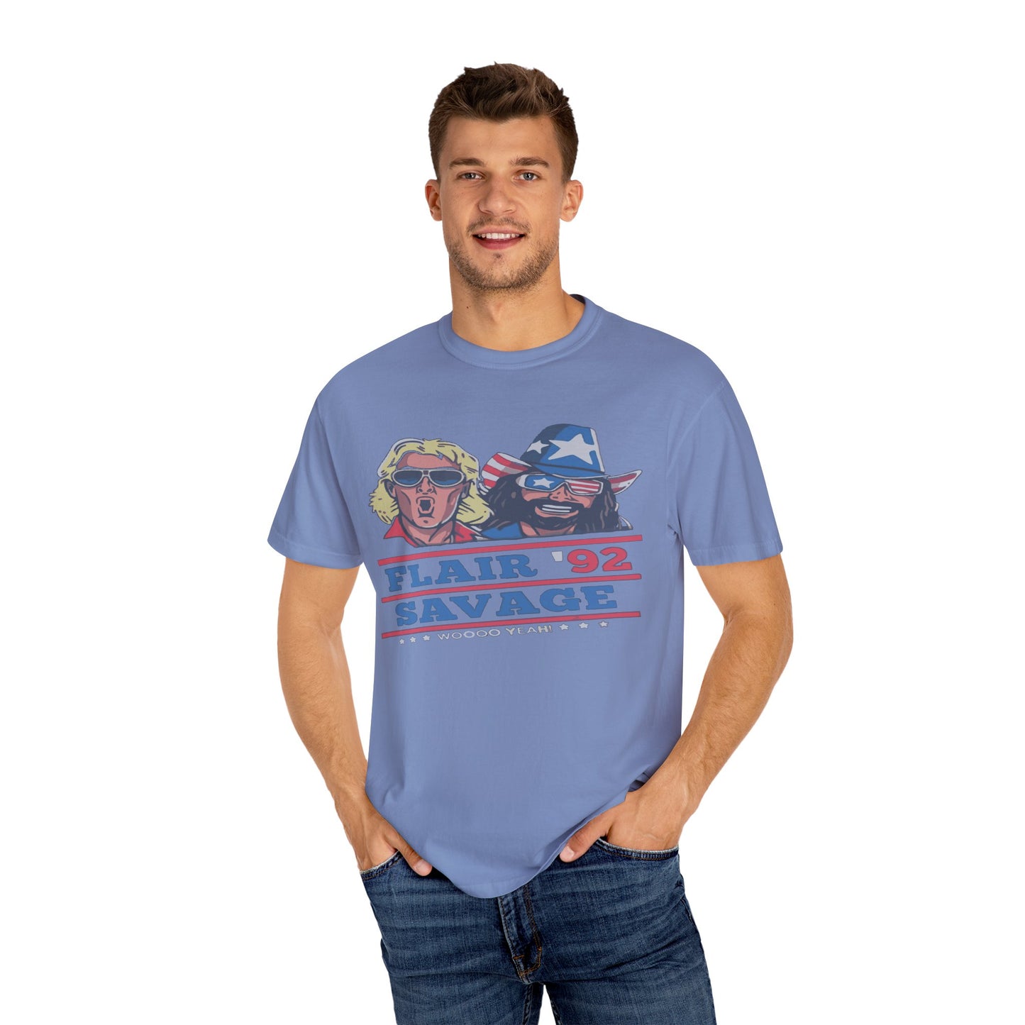 Retro Wrestling Fan T-Shirt, Unisex Graphic Tee, Flair Savage Shirt, Sports Fan Apparel, Vintage Style Gift
