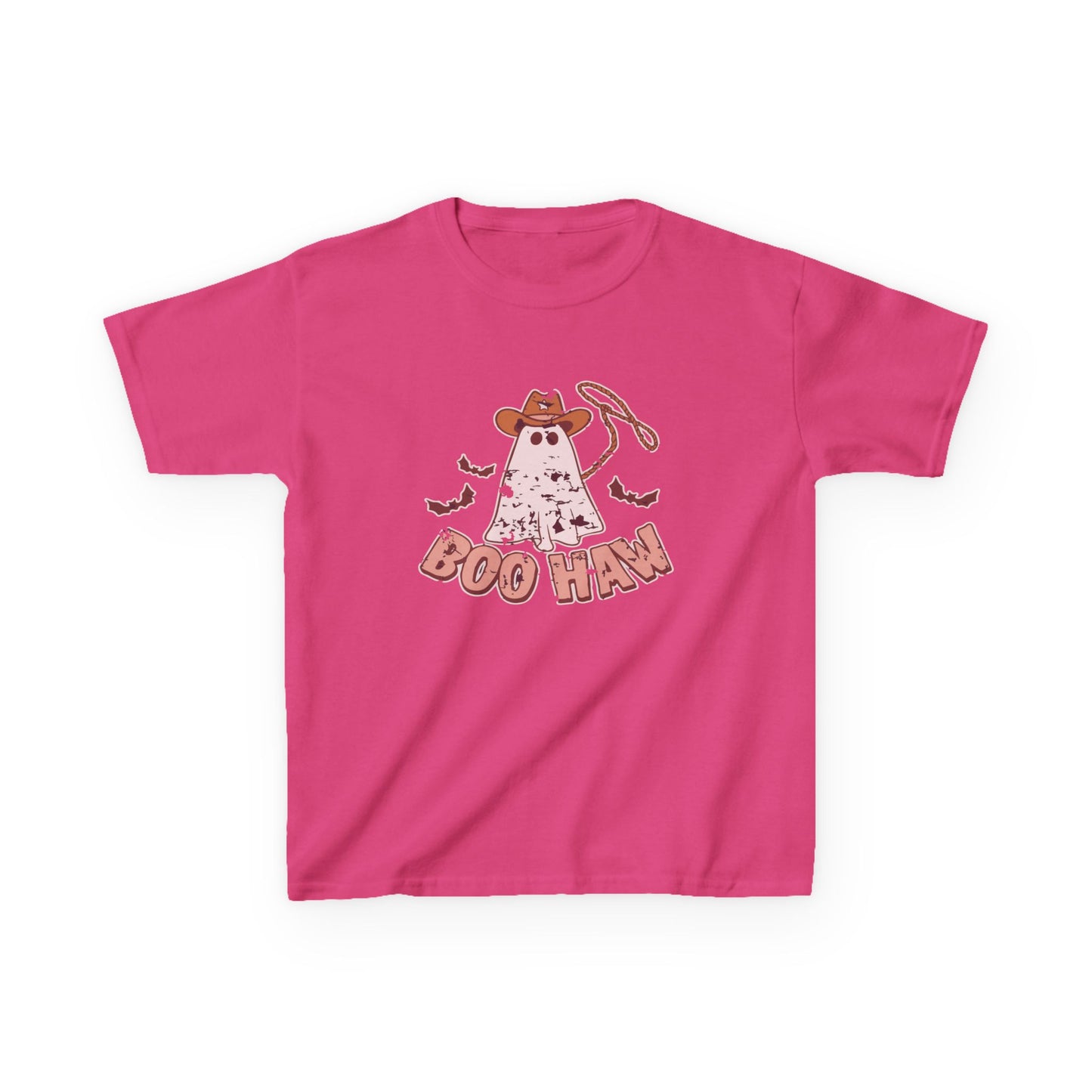 Boo Haunt Kids Tee, Halloween Shirt, Ghost Costume T-Shirt, Fun Kids Apparel, Spooky Party Outfit