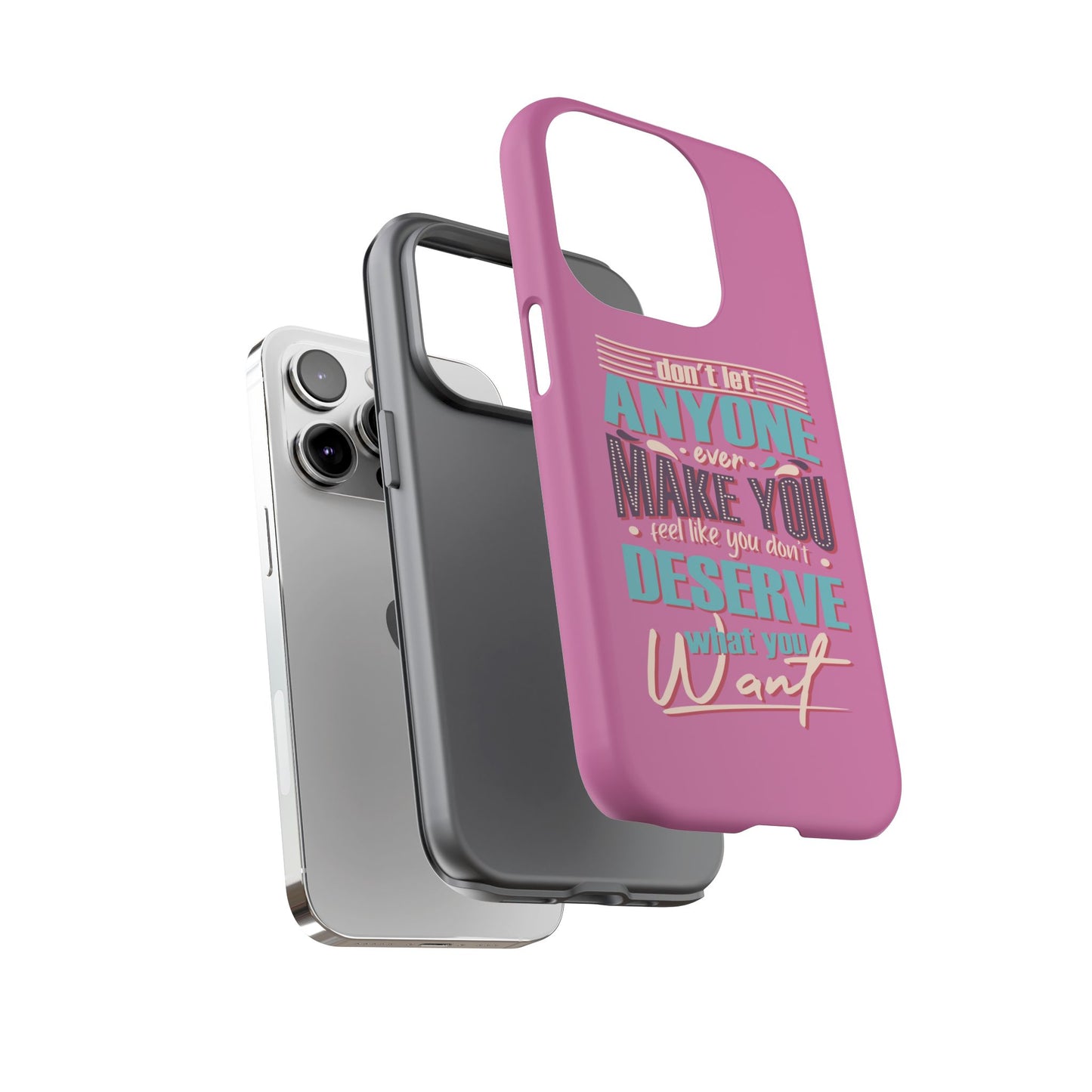 Inspirational Phone Case, Motivational Phone Cover, Tough Cases for Her, Gift for Friends, Self-Love Quote Case