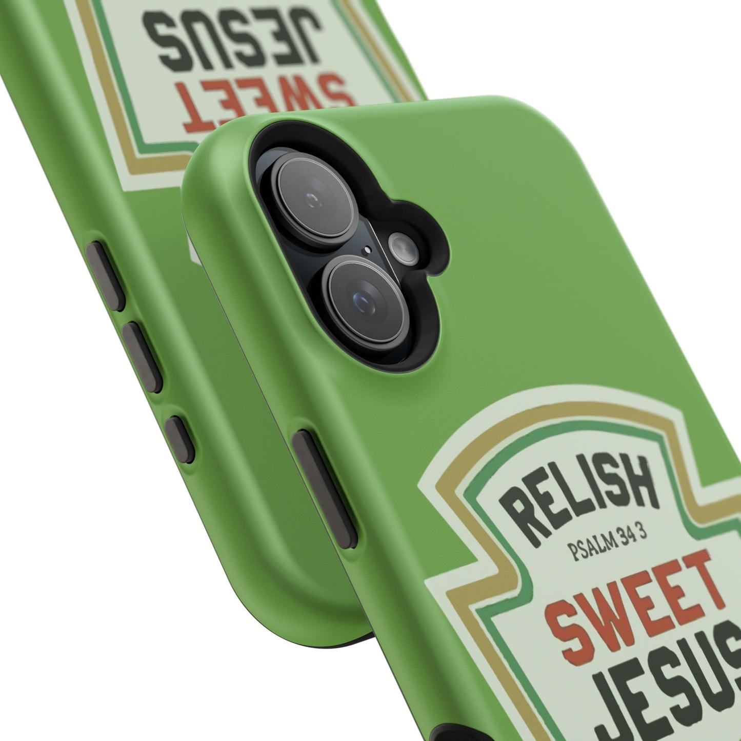 Relish Sweet Jesus Phone Case, Christian Gift, Impact-Resistant Case, Religious Phone Accessory, Faith-Based Present, Celebration Case