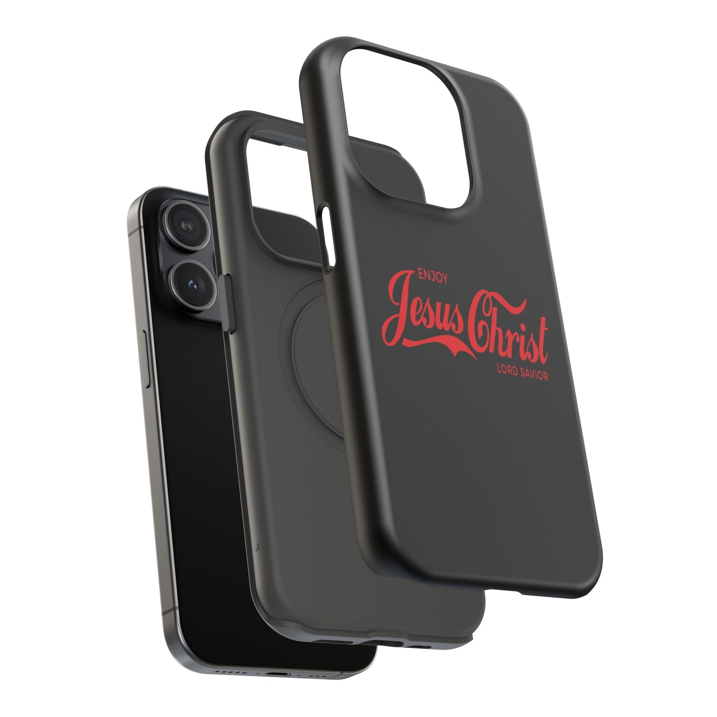 Impact-Resistant Phone Case: Enjoy Jesus Christ Lord Savior, Christian Gift, Durable Protection, Faith-Based Accessory, Holiday Gift