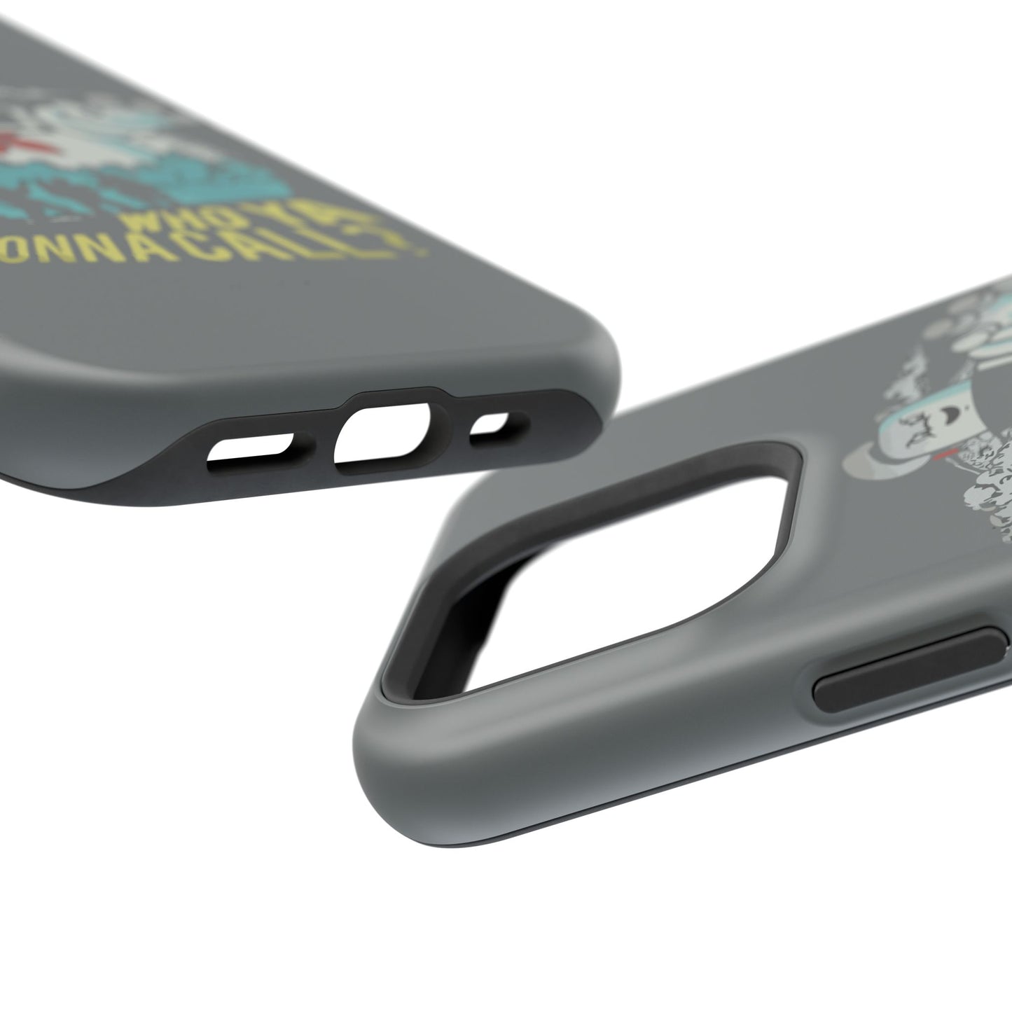 Ghostbuster-Inspired Tough Phone Case - Who Ya Gonna Call? - Perfect for Fans, Gift for Halloween, Geeky Accessories, Durable Protection