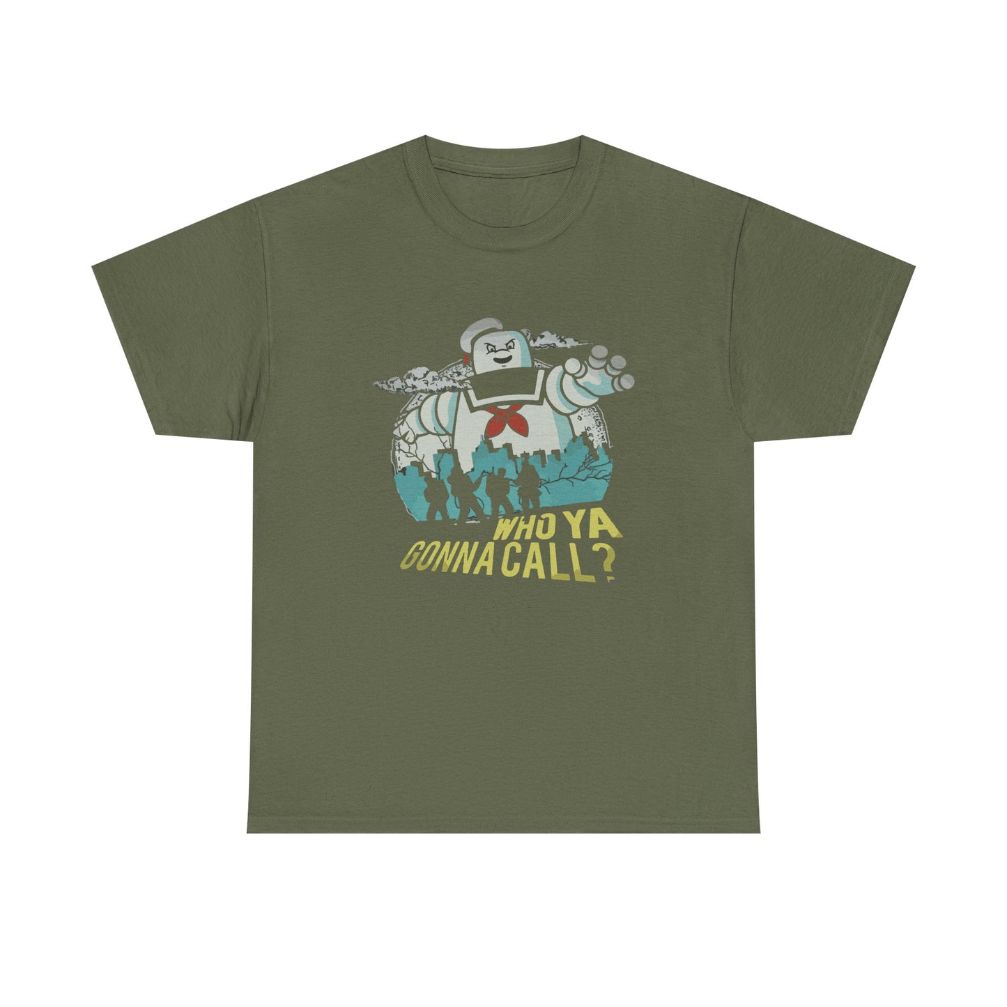 Ghostbuster Inspired Unisex Heavy Cotton Tee, Retro T-Shirt, Halloween Apparel, Fun Gift, Movie Merchandise, Casual Wear, Graphic Top