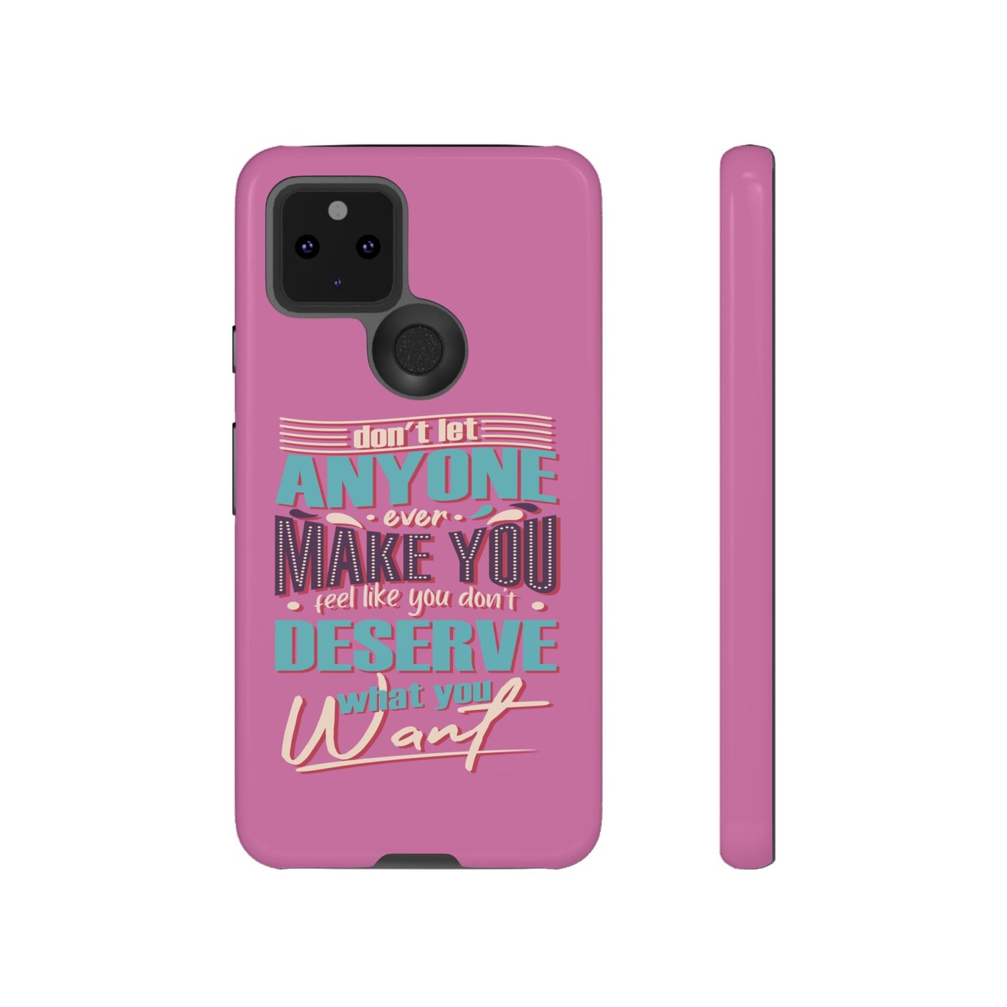 Inspirational Phone Case, Motivational Phone Cover, Tough Cases for Her, Gift for Friends, Self-Love Quote Case