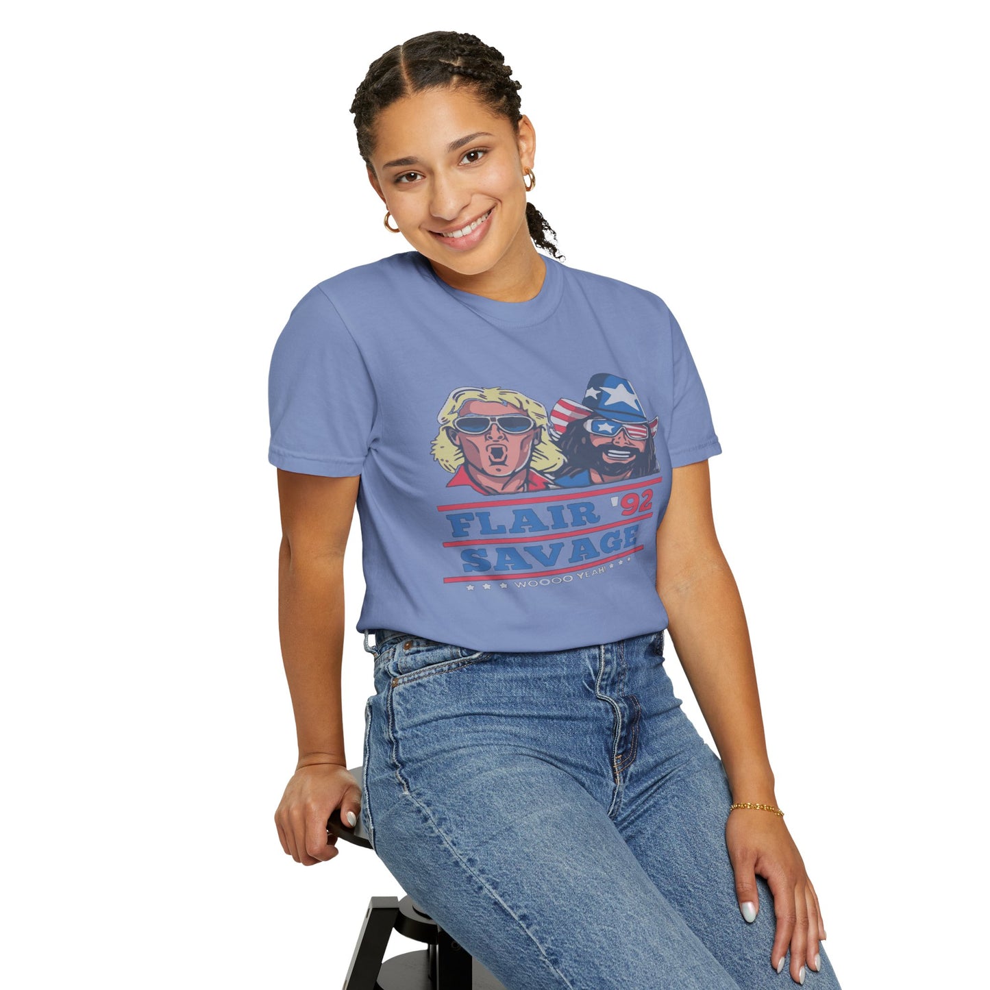 Retro Wrestling Fan T-Shirt, Unisex Graphic Tee, Flair Savage Shirt, Sports Fan Apparel, Vintage Style Gift