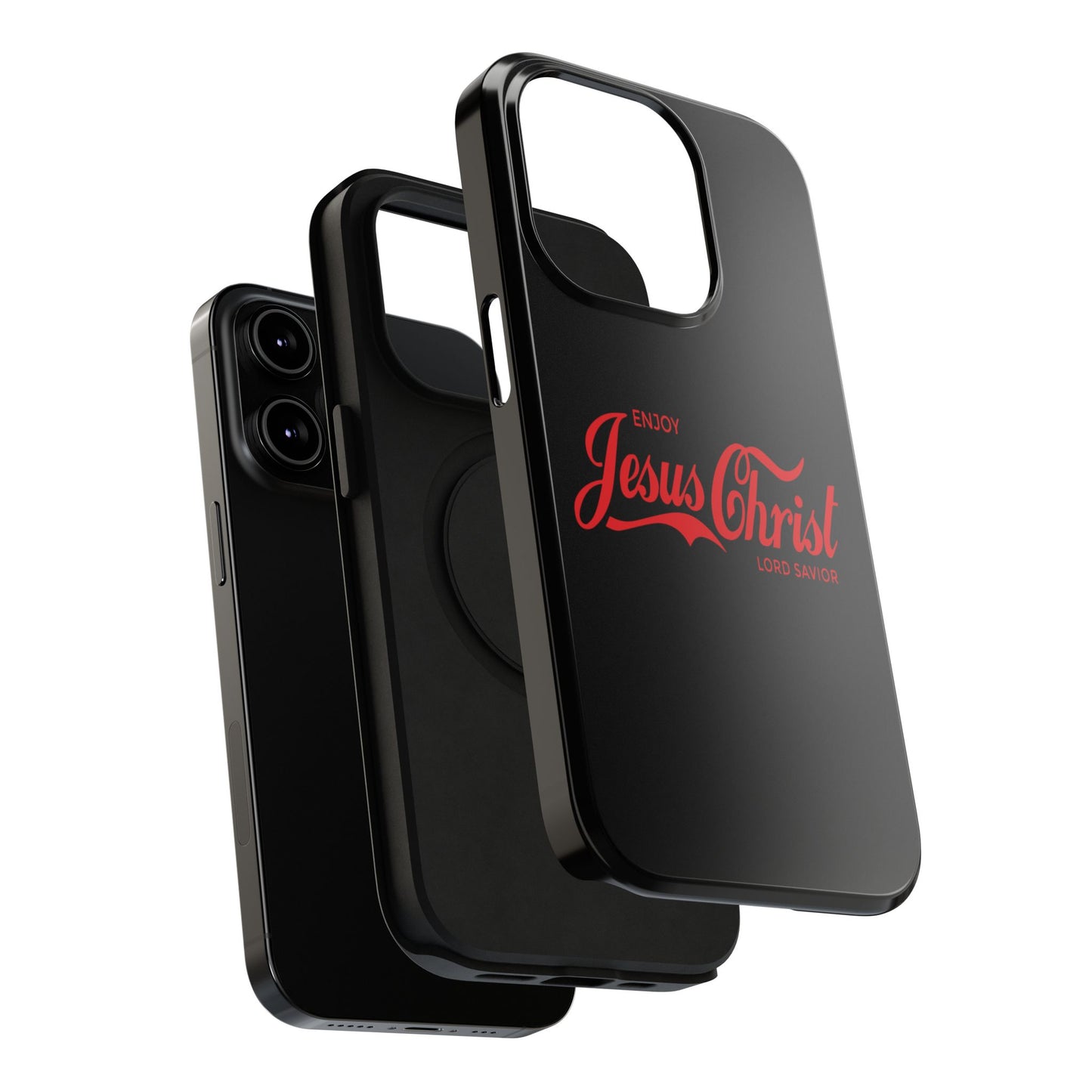 Impact-Resistant Phone Case: Enjoy Jesus Christ Lord Savior, Christian Gift, Durable Protection, Faith-Based Accessory, Holiday Gift