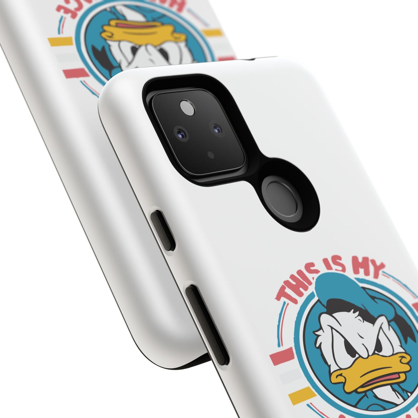 Tough Cases: This is My Happy Face Phone Case, Funny Phone Case, Donald Duck Case, Cute Phone Accessory, Gift for Disney Fans