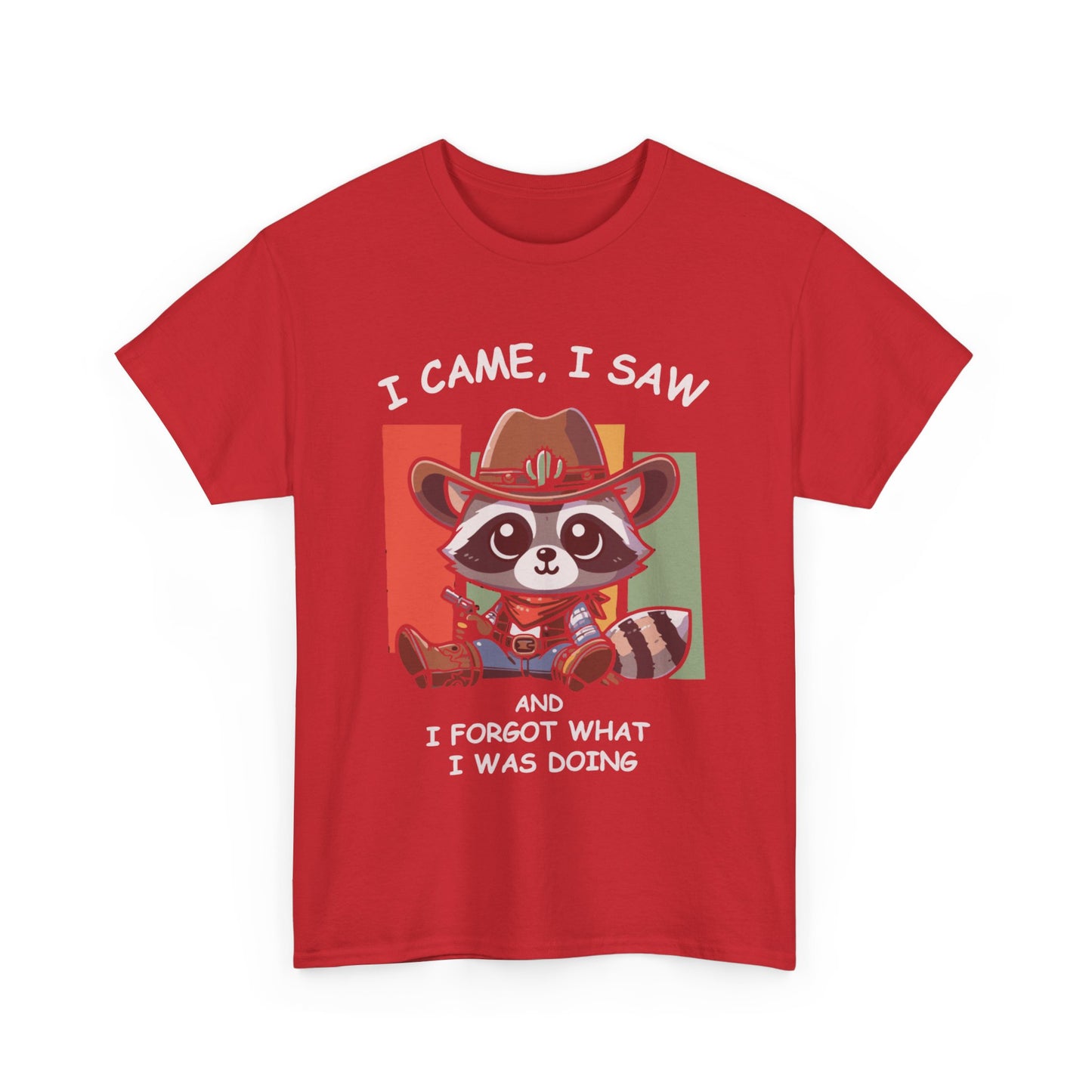 Fun Raccoon Graphic Tee, Cute Funny Animal T-Shirt, Unique Gift, Unisex Cotton Tee, Casual Wear, Birthday Gift, Humor Shirt
