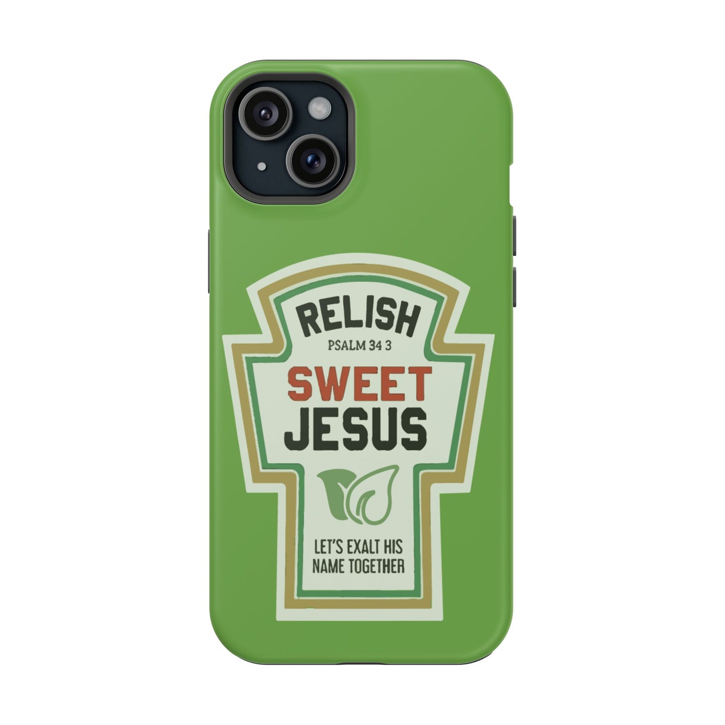 Relish Sweet Jesus Phone Case, Christian Gift, Impact-Resistant Case, Religious Phone Accessory, Faith-Based Present, Celebration Case