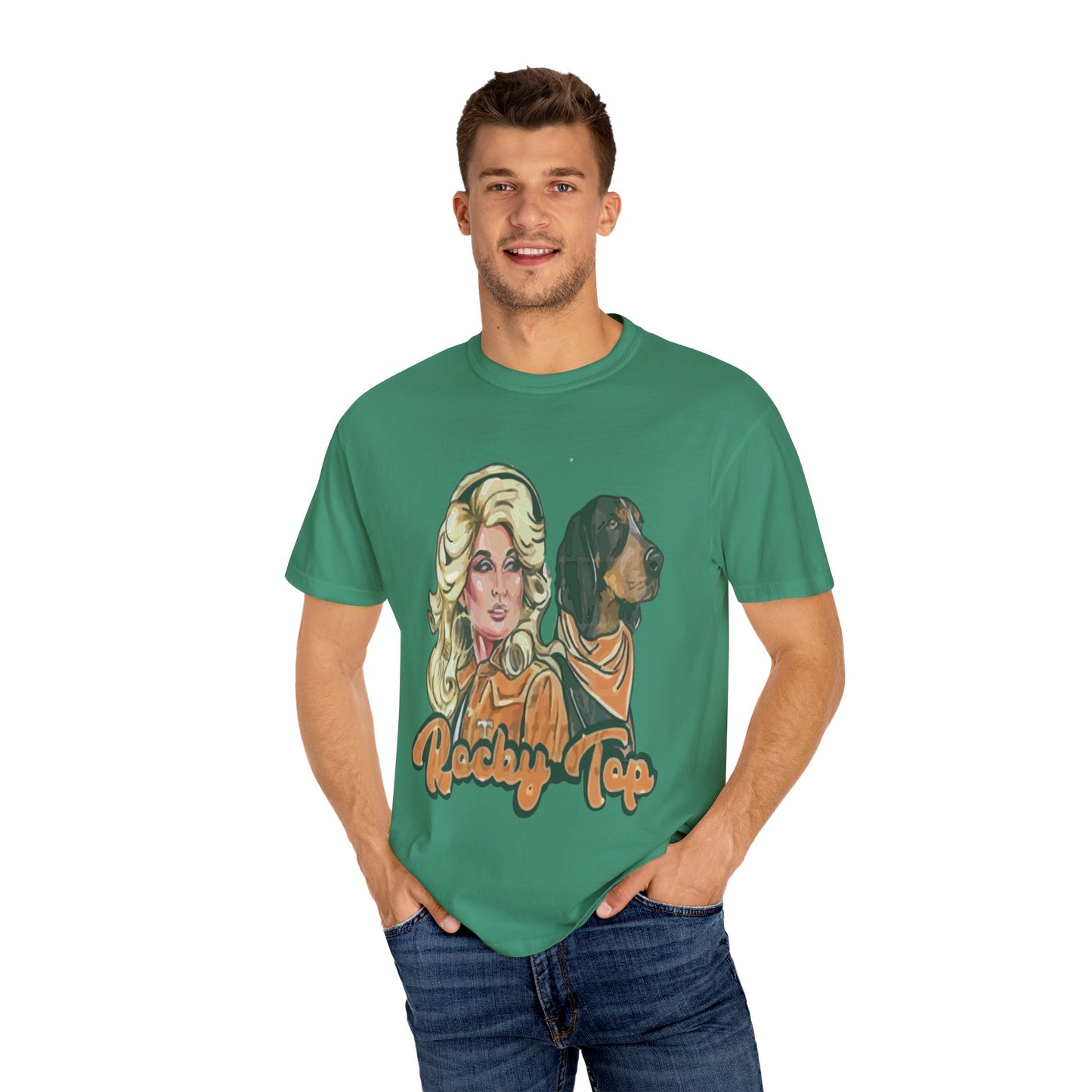 Rocky Top Retro T-Shirt, Dog Lover Tee, Vintage Country Shirt, Music Festival Apparel, Unique Gift for Pet Owners