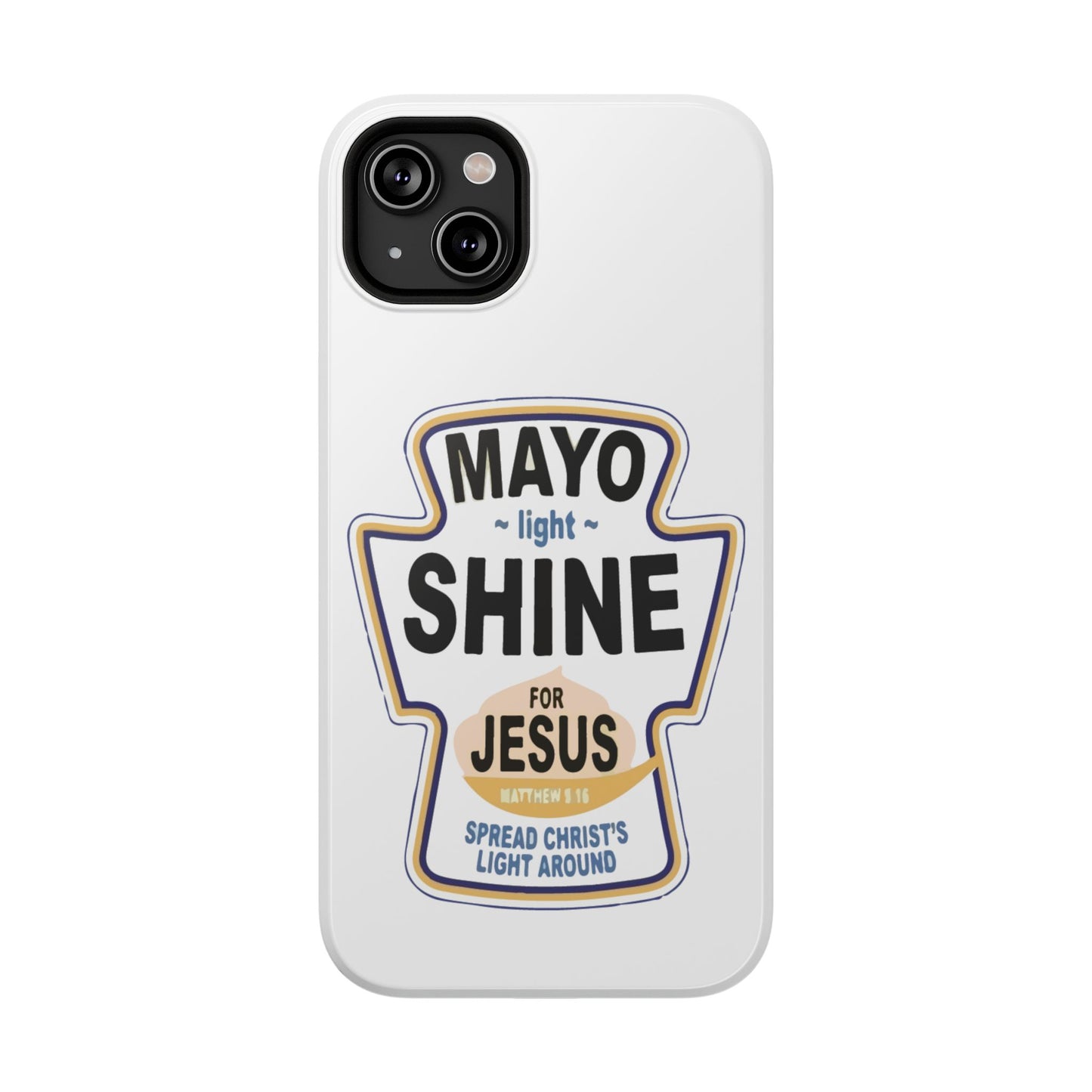 Jesus Message Impact-Resistant Case, Faith-Based Phone Cover, Inspirational Tech Accessory, Christian Gift, Bible Verse Case