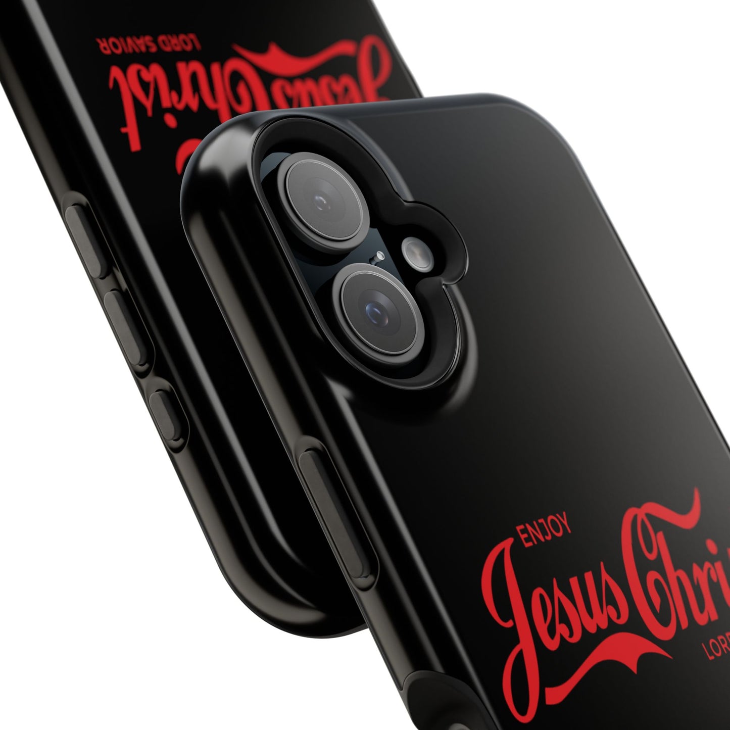 Impact-Resistant Phone Case: Enjoy Jesus Christ Lord Savior, Christian Gift, Durable Protection, Faith-Based Accessory, Holiday Gift
