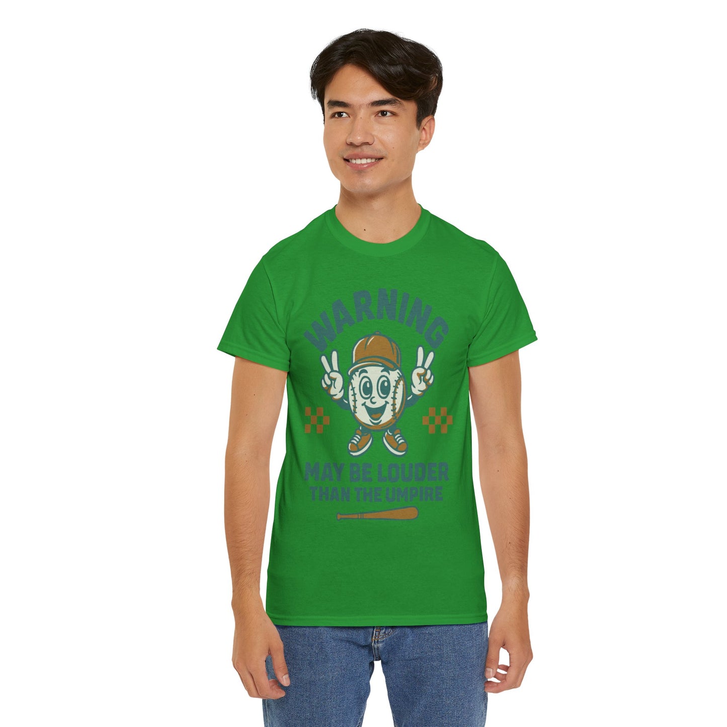 Warning T-Shirt, Fun Umpire Tee, Unique Sports Gift, Casual Wear, Perfect for Baseball Fans