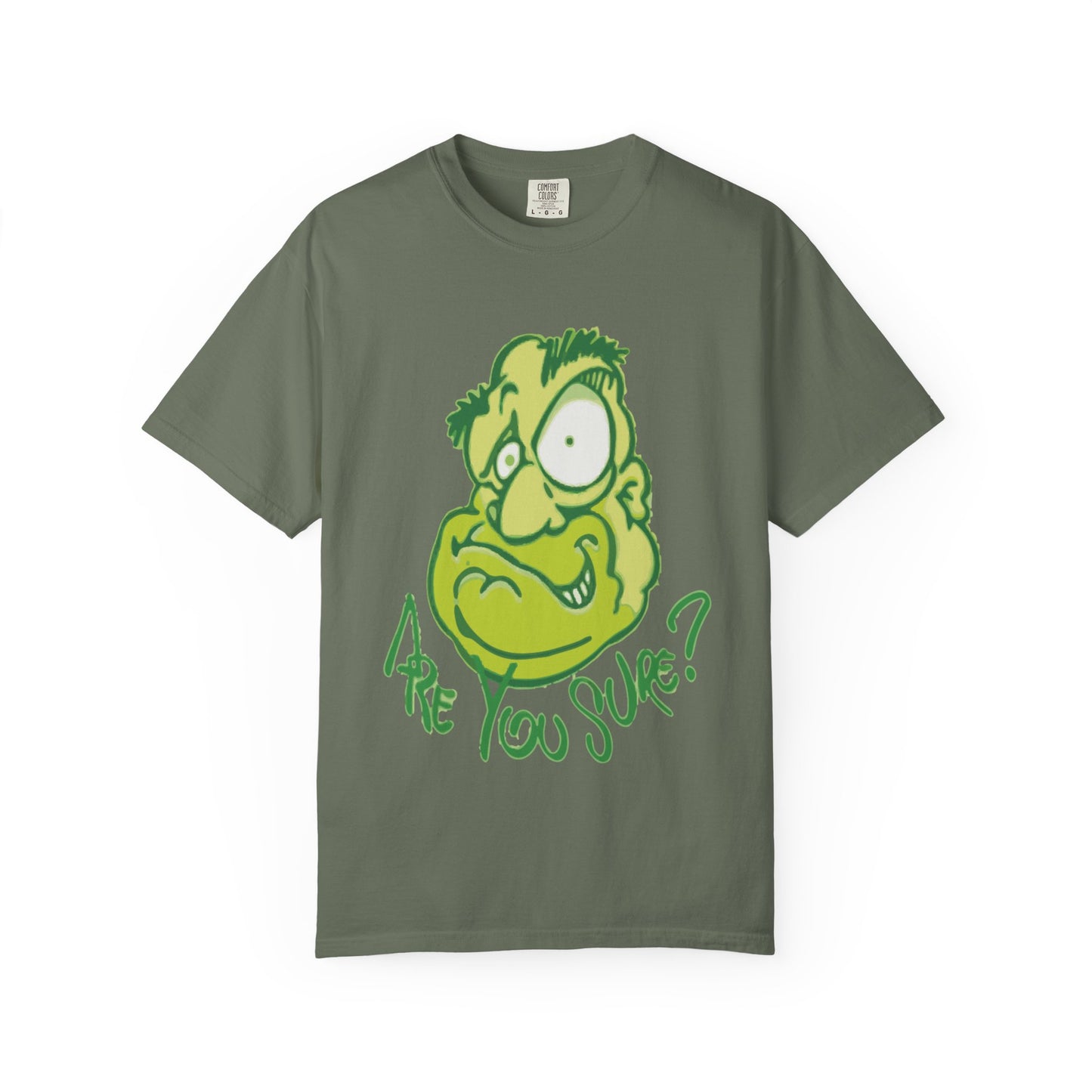 Unisex Garment-Dyed T-Shirt with Quirky Cartoon Design - Perfect for Casual Wear, Gifting, Parties, and Everyday Comfort