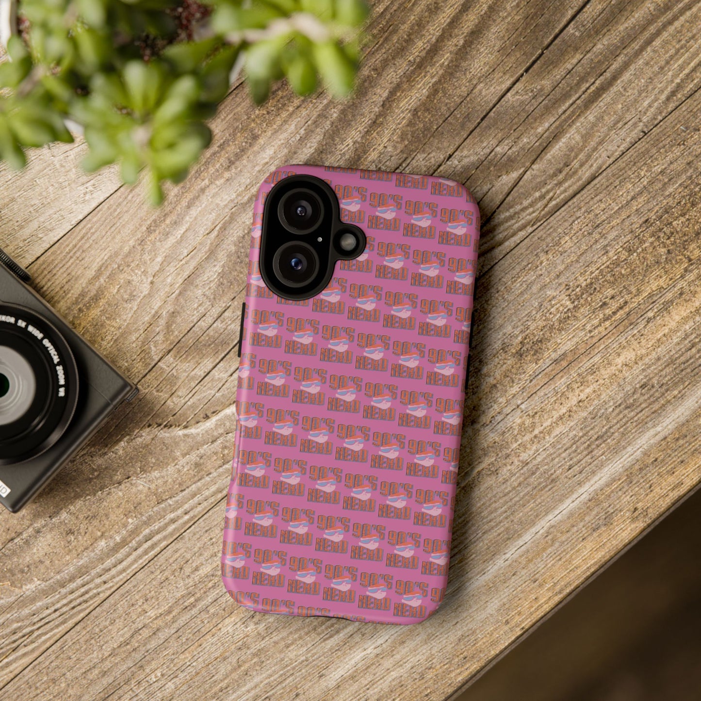 90s Vibe Phone Case, Retro Tough Cases, Gift for Nostalgia Lovers, Durable Phone Covers, 90s Themed Accessories