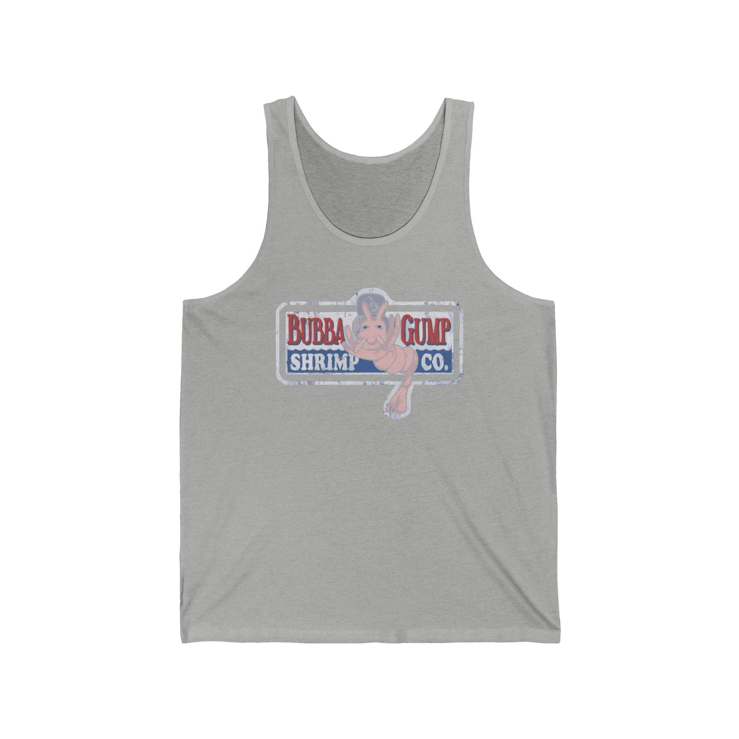 Bubba Gump Shrimp Co. Unisex Jersey Tank Top - Summer Vibes, Beachwear, Gift for Sea Lovers, Casual Day Out, BBQs, Outdoor Events