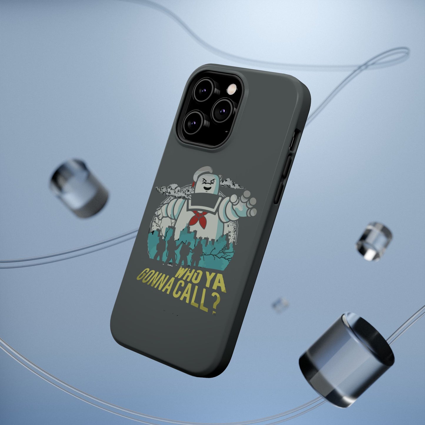 Ghostbuster-Inspired Tough Phone Case - Who Ya Gonna Call? - Perfect for Fans, Gift for Halloween, Geeky Accessories, Durable Protection