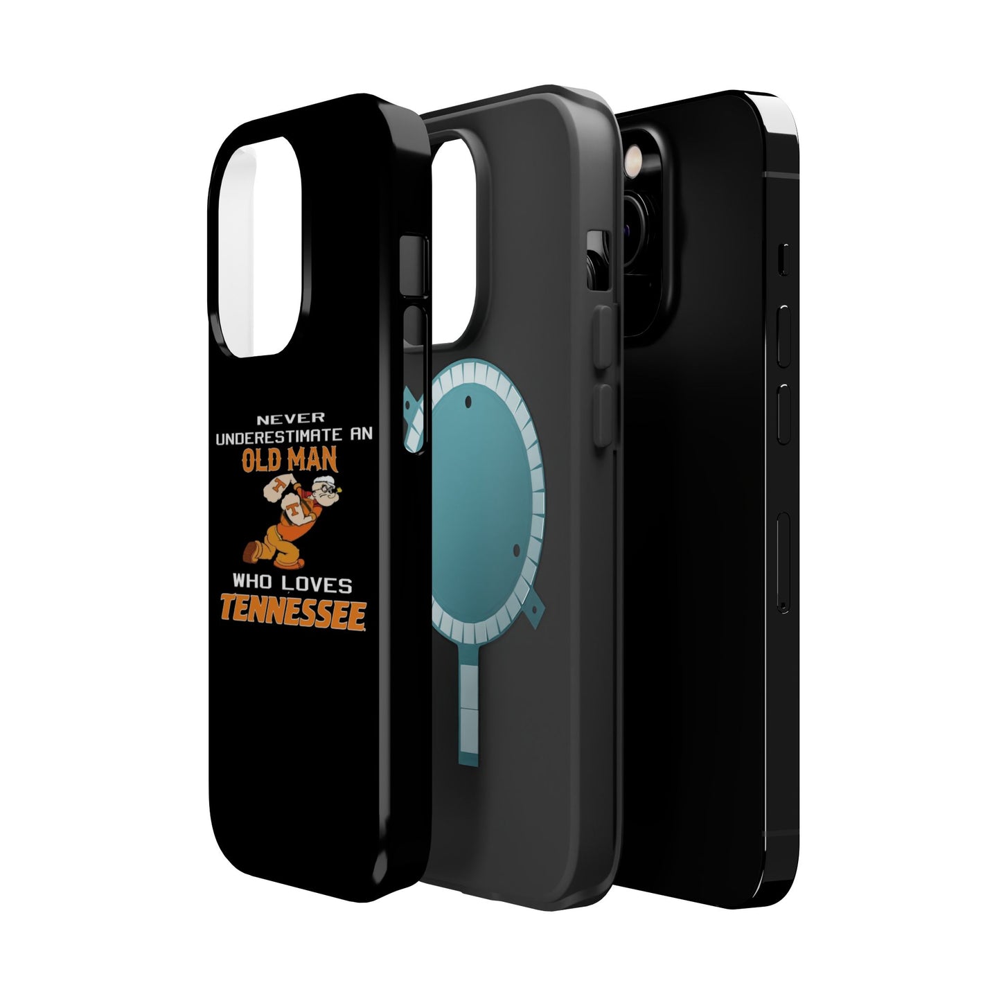 Tough Phone Case, Old Man Who Loves Tennessee, Gift for Grandpa, Tennessee Pride, Men's Accessories, Father's Day, Custom Cases