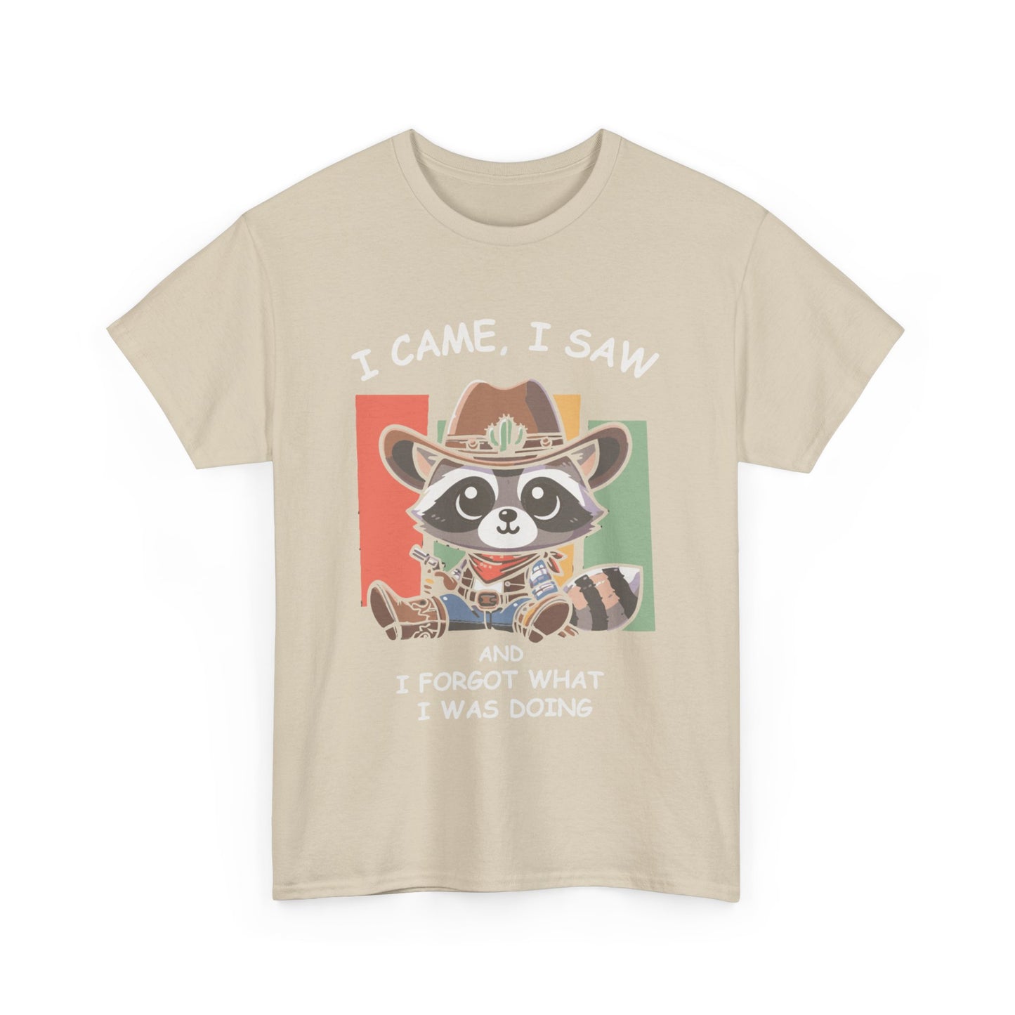 Fun Raccoon Graphic Tee, Cute Funny Animal T-Shirt, Unique Gift, Unisex Cotton Tee, Casual Wear, Birthday Gift, Humor Shirt