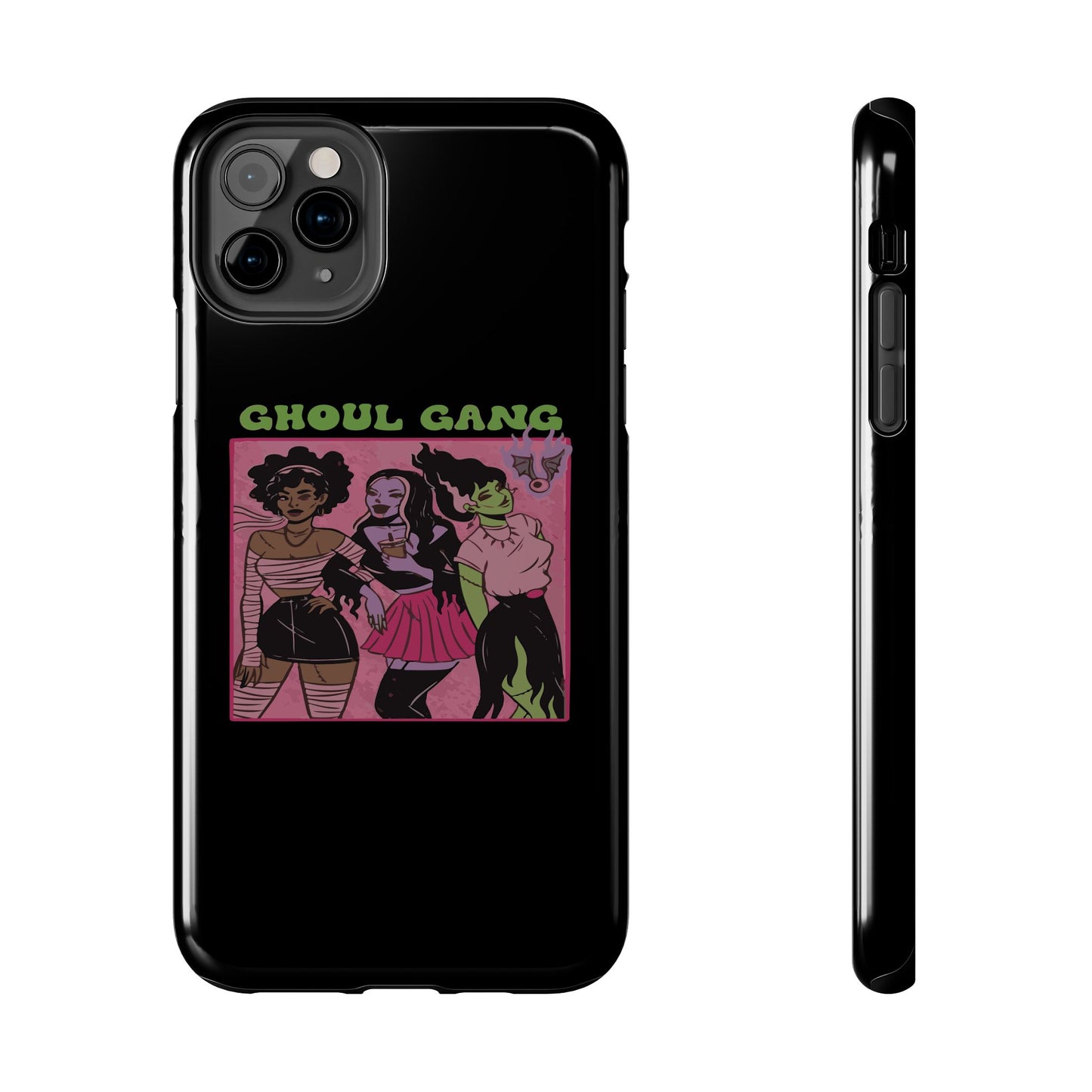Ghoul Gang Tough Phone Cases | Unique Halloween Phone Cover, Cute Protective Case, Trendy Gift for Goth Fans, Spooky Style Accessory