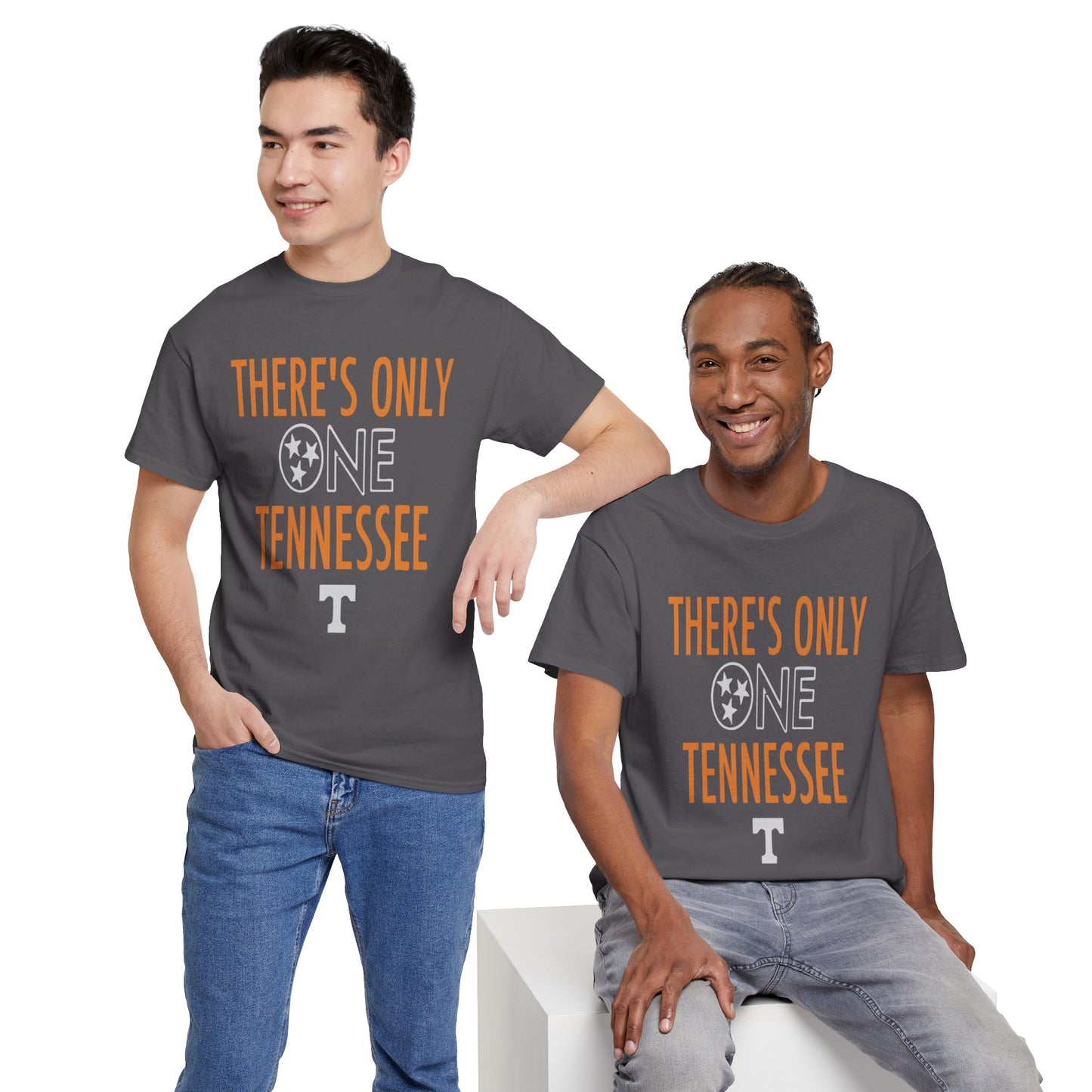 Tennessee Pride Tee, Unisex Heavy Cotton Tee, Tennessee Fans Gift, College Sports Apparel, Casual Everyday Wear, State Pride Shirt