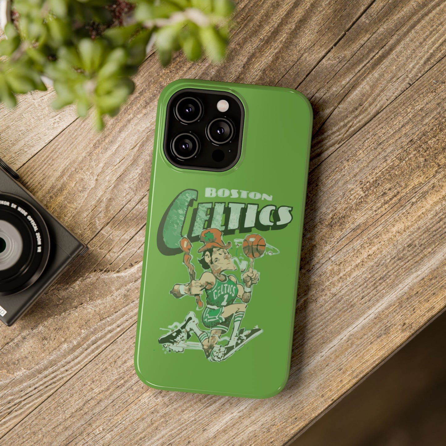 Boston Celtics Impact-Resistant Phone Case, Basketball Phone Cover, Sports Fan Gift, Sturdy Phone Case, NBA Merchandise, Team Spirit Decor
