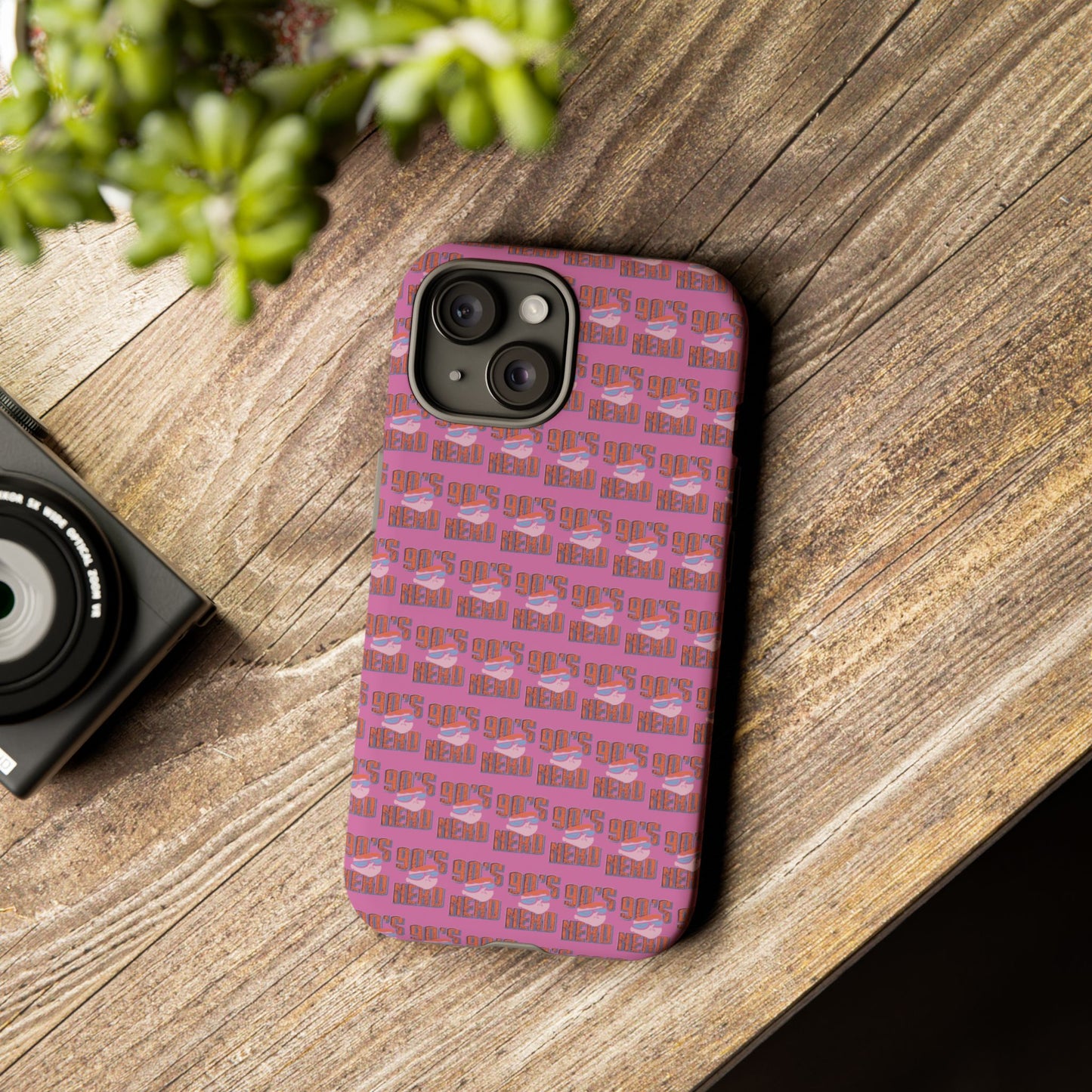 90s Vibe Phone Case, Retro Tough Cases, Gift for Nostalgia Lovers, Durable Phone Covers, 90s Themed Accessories