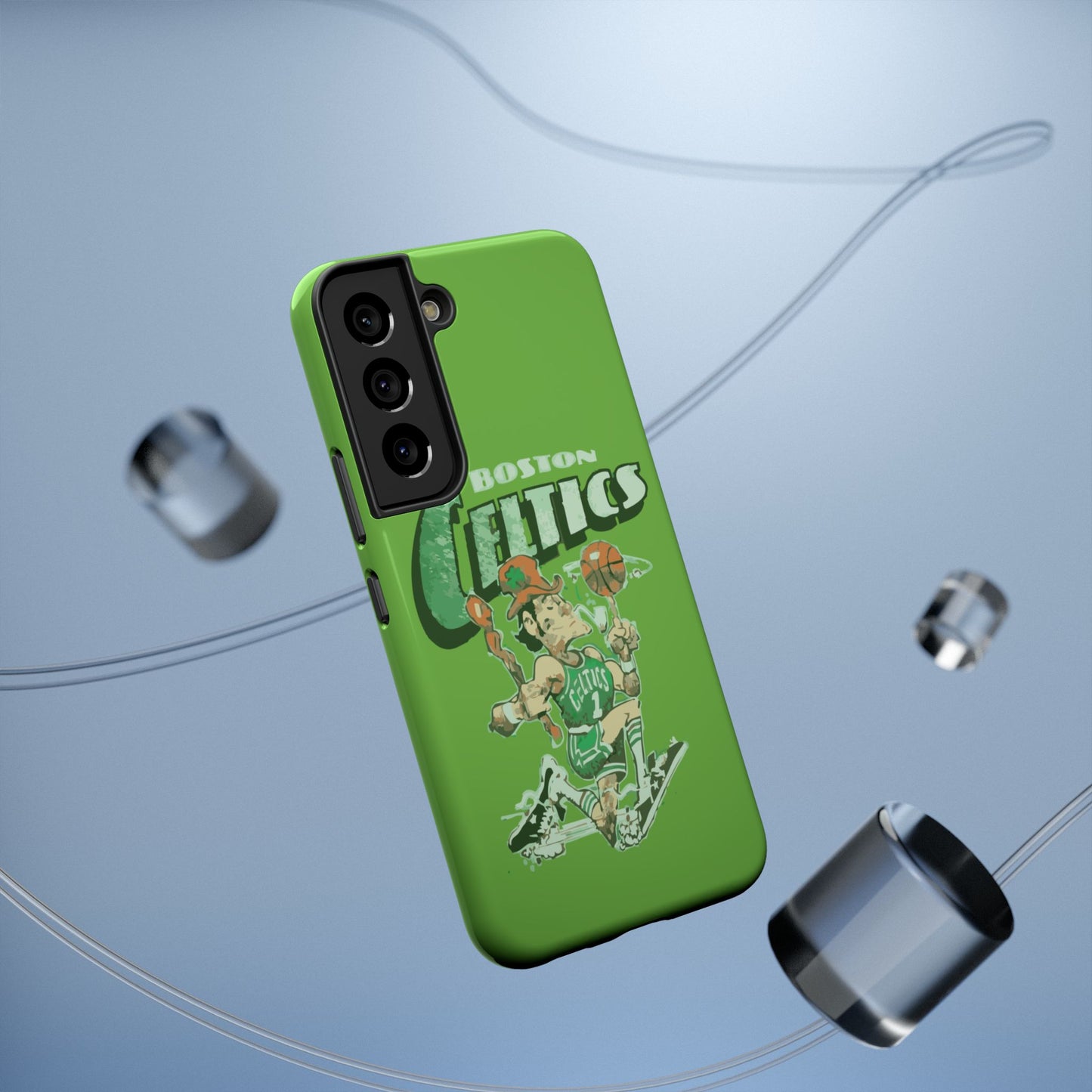 Boston Celtics Impact-Resistant Phone Case, Basketball Phone Cover, Sports Fan Gift, Sturdy Phone Case, NBA Merchandise, Team Spirit Decor