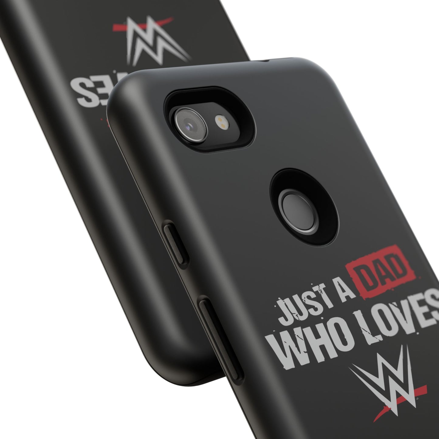 WWE Dad Phone Case, Tough Cases for Fathers, Gifts for Dad, Father's Day, Wrestling Fan Merchandise, Just a Dad Who Loves WWE