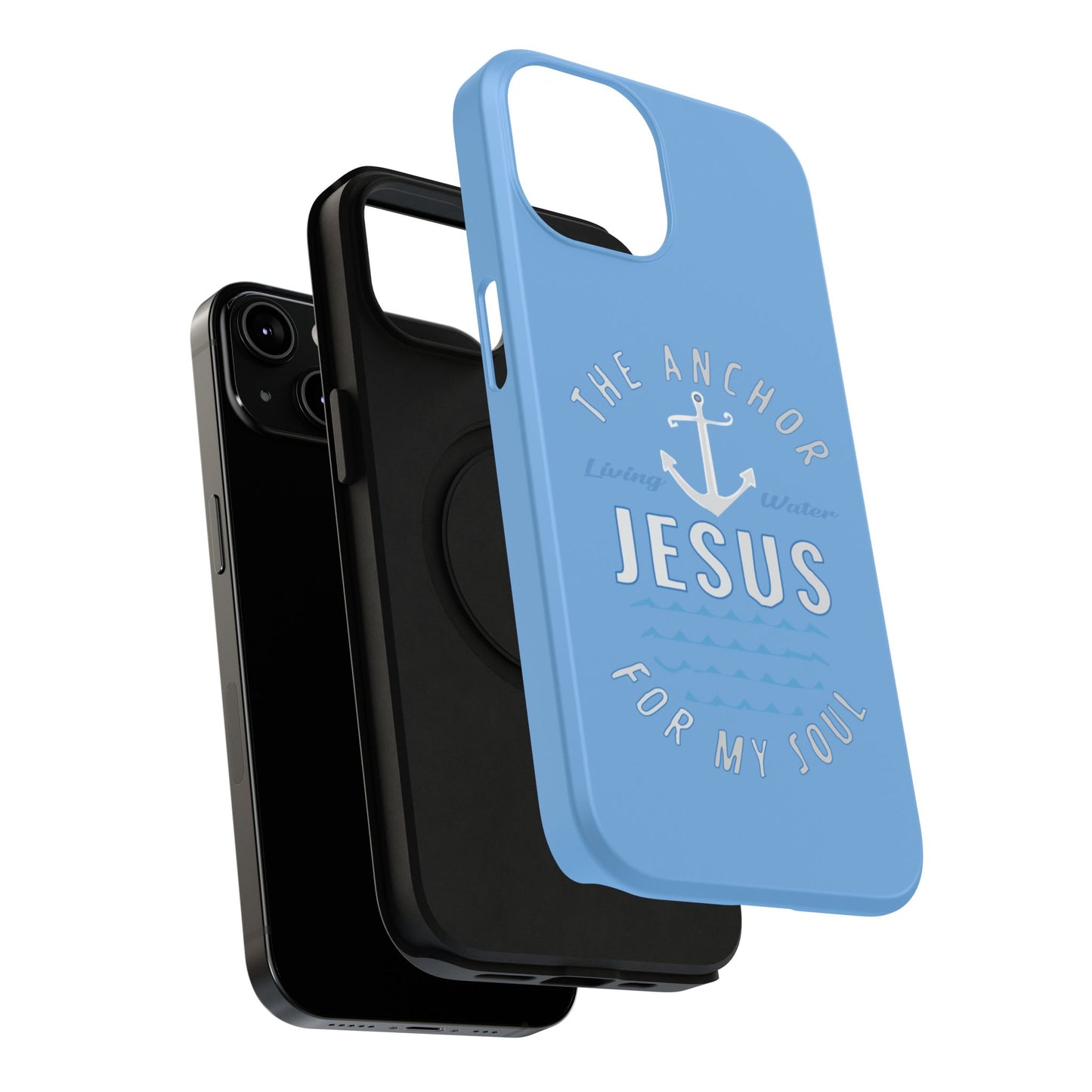 Jesus Anchor Phone Case, Christian Tech Accessories, Inspirational Gifts, Unique Phone Covers, Faith-Based Decor
