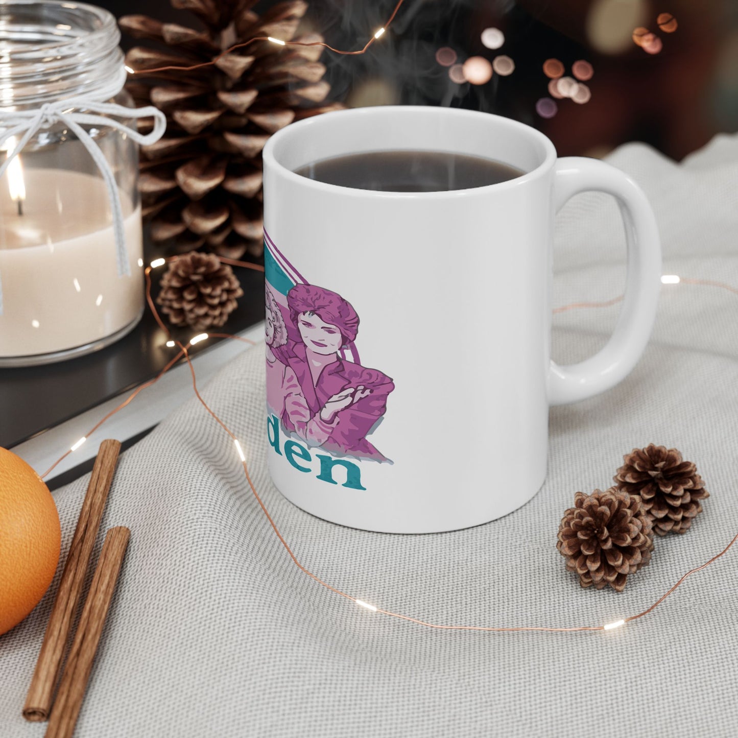 Stay Golden Ceramic Mug - Retro Coffee Cup for Fans of Classic TV Comedy