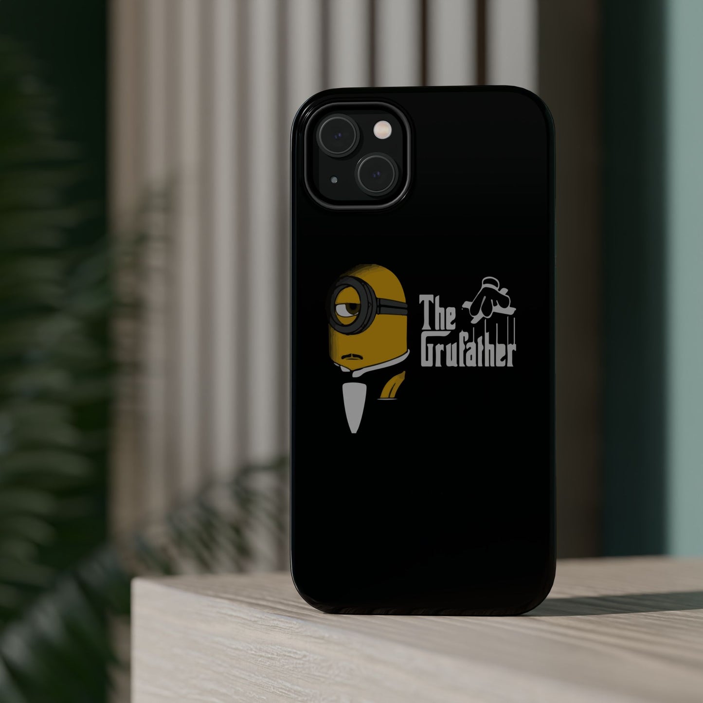 Magnetic Tough Cases: The Gruffather Phone Cover, Gift for Minions Fans, Unique Cell Phone Case, Durable Protective Case, Fun Cartoon Design