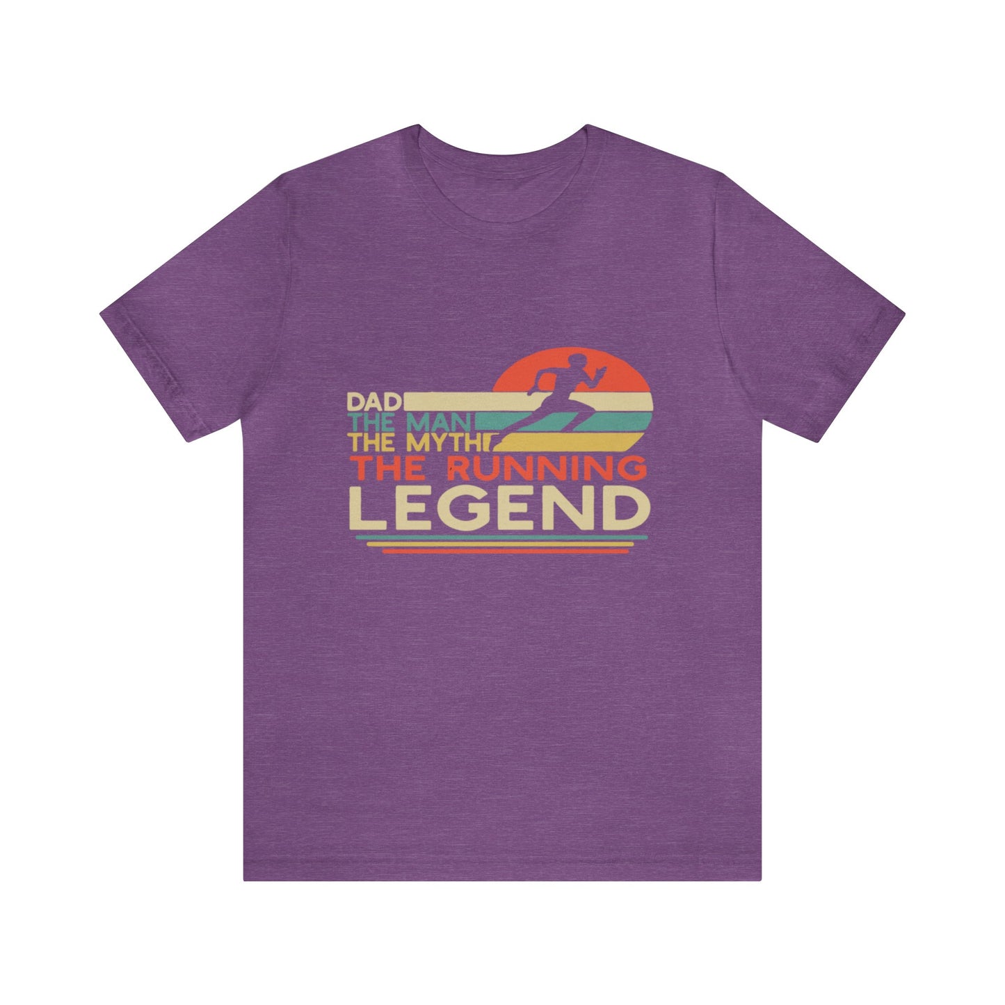 The man. The Myth, The Runner Unisex Jersey Short Sleeve Tee